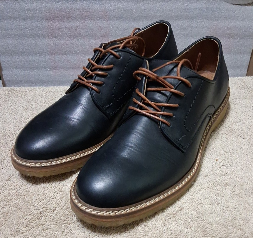 Frye Carter Oxford Shoes Mens 8 D Black Leather Lace Up Casual Dress Frye Carter Oxford Shoes Mens 8 D Black Leather Lace Up Casual Dress