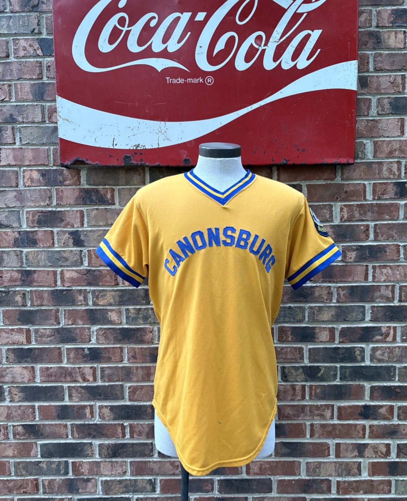 Vintage 1970s Wilson Canonsburg American Legion Baseball Jersey #9 Size 42 USA Vintage 1970s Wilson Canonsburg American Legion Baseball Jersey #9 Size 42 USA