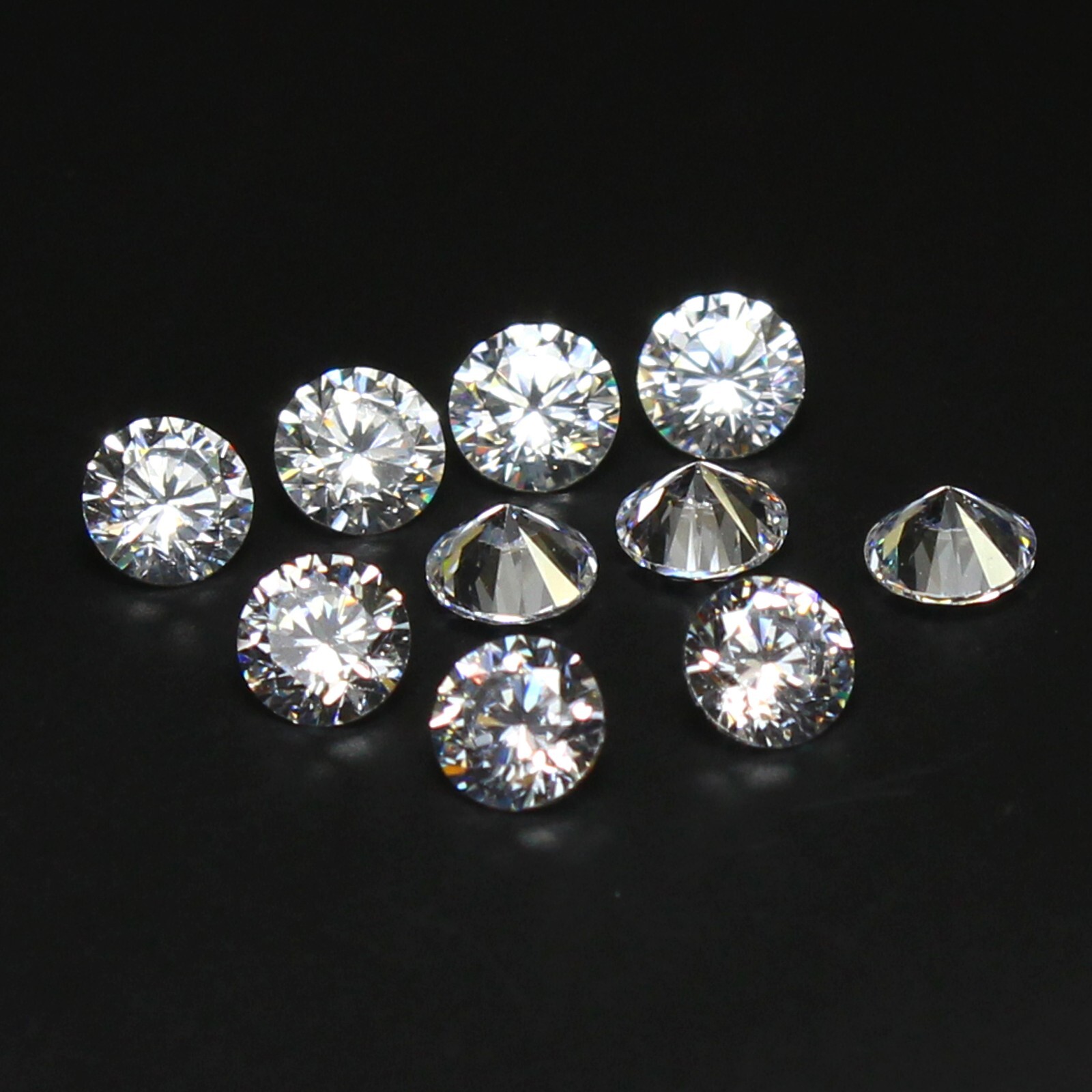 Amazing Natural 10 Pc Lot D Color VVS1 Brilliant Cut White Diamond 2.70 MM Round