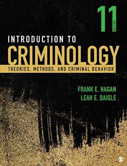 Introduction to Criminology: - Paperback, by Hagan Frank E.; - Very Good