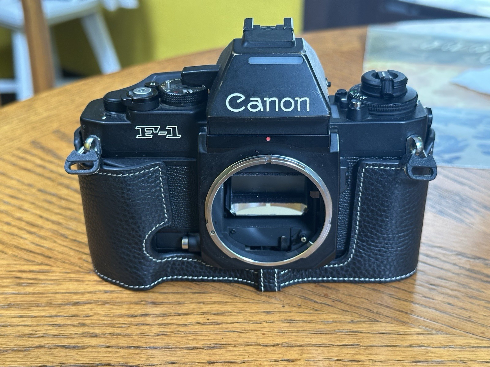 Ships from USA | Tested Canon New F-1N Film Camera w/ Case Photographer Owned