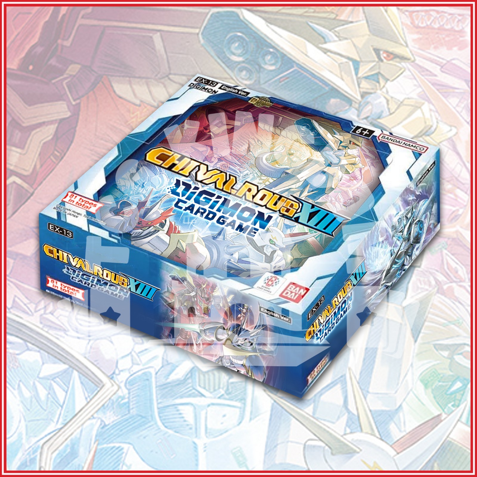 Digimon Card Game Chivalrous XIII EX-13 Booster Box English Sealed *IN STOCK