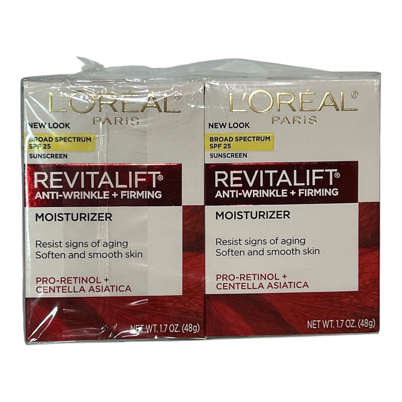 2x L'Oréal Paris Revitalift Anti-Wrinkle + Firming Day Cream SPF 25 1.7 oz 2x L'Oréal Paris Revitalift Anti-Wrinkle + Firming Day Cream SPF 25 1.7 oz