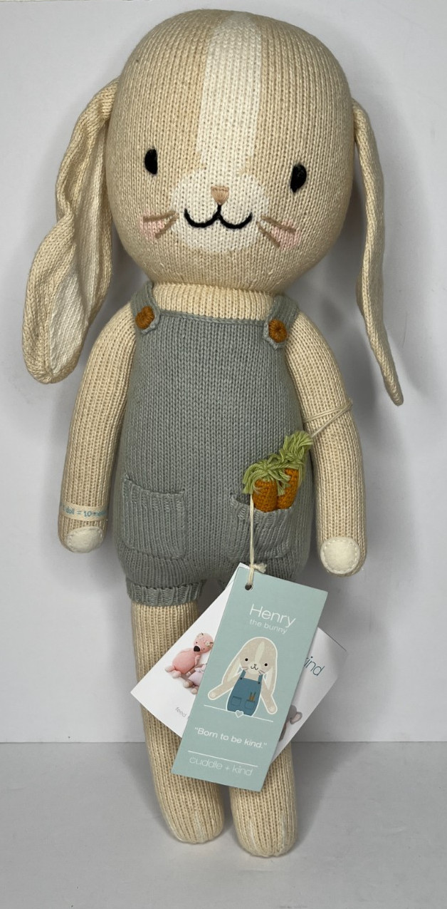 Cuddle + Kind - Henry the Bunny 20” Regular Carrot Soft Knit Crochet $104 MSRP Cuddle + Kind - Henry the Bunny 20” Regular Carrot Soft Knit Crochet $104 MSRP
