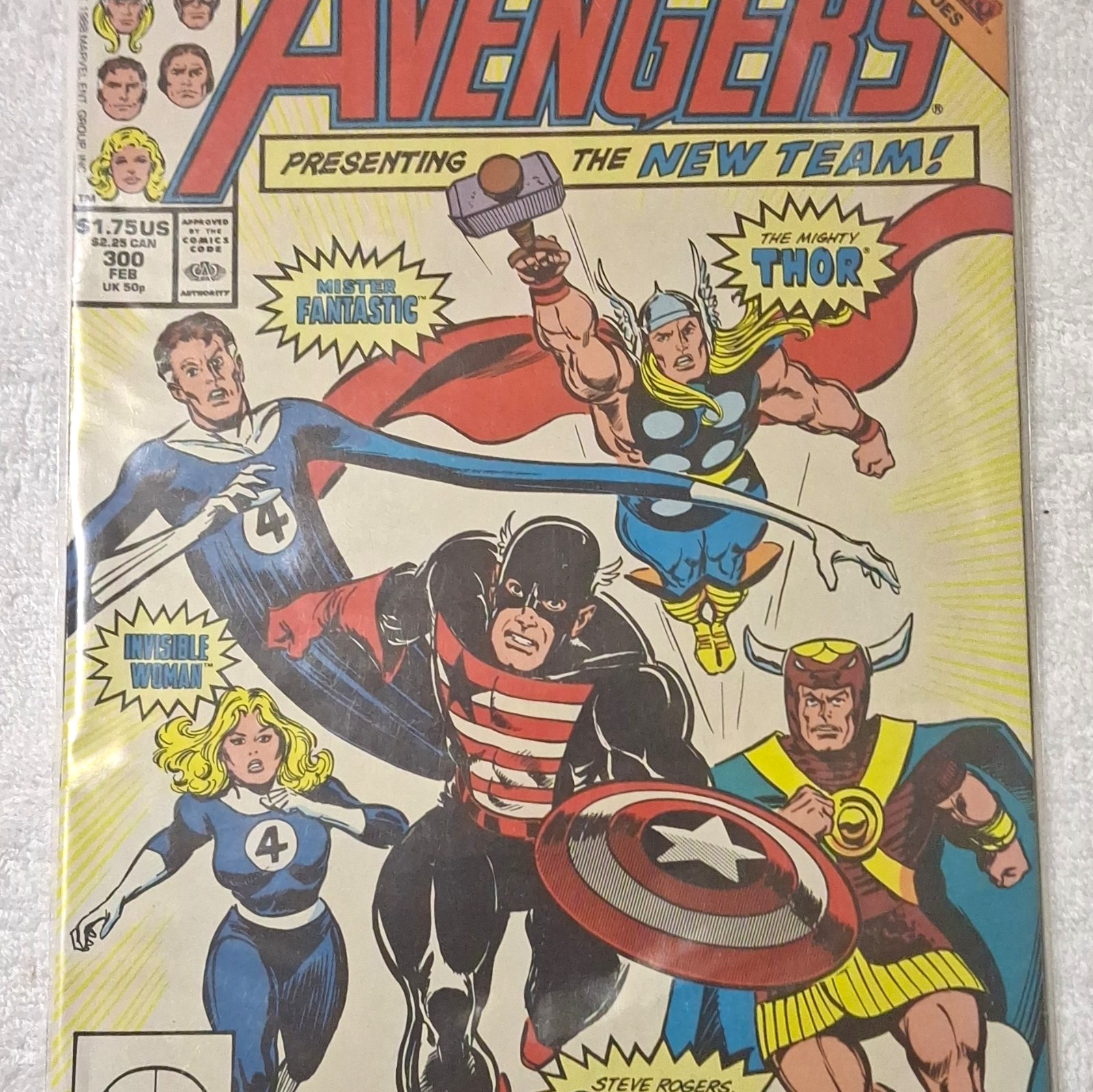 Marvel The Avengers #300 (1984) CGC 7.5 Newsstand Variant \ Marvel The Avengers #300 (1984) CGC 7.5 Newsstand Variant \