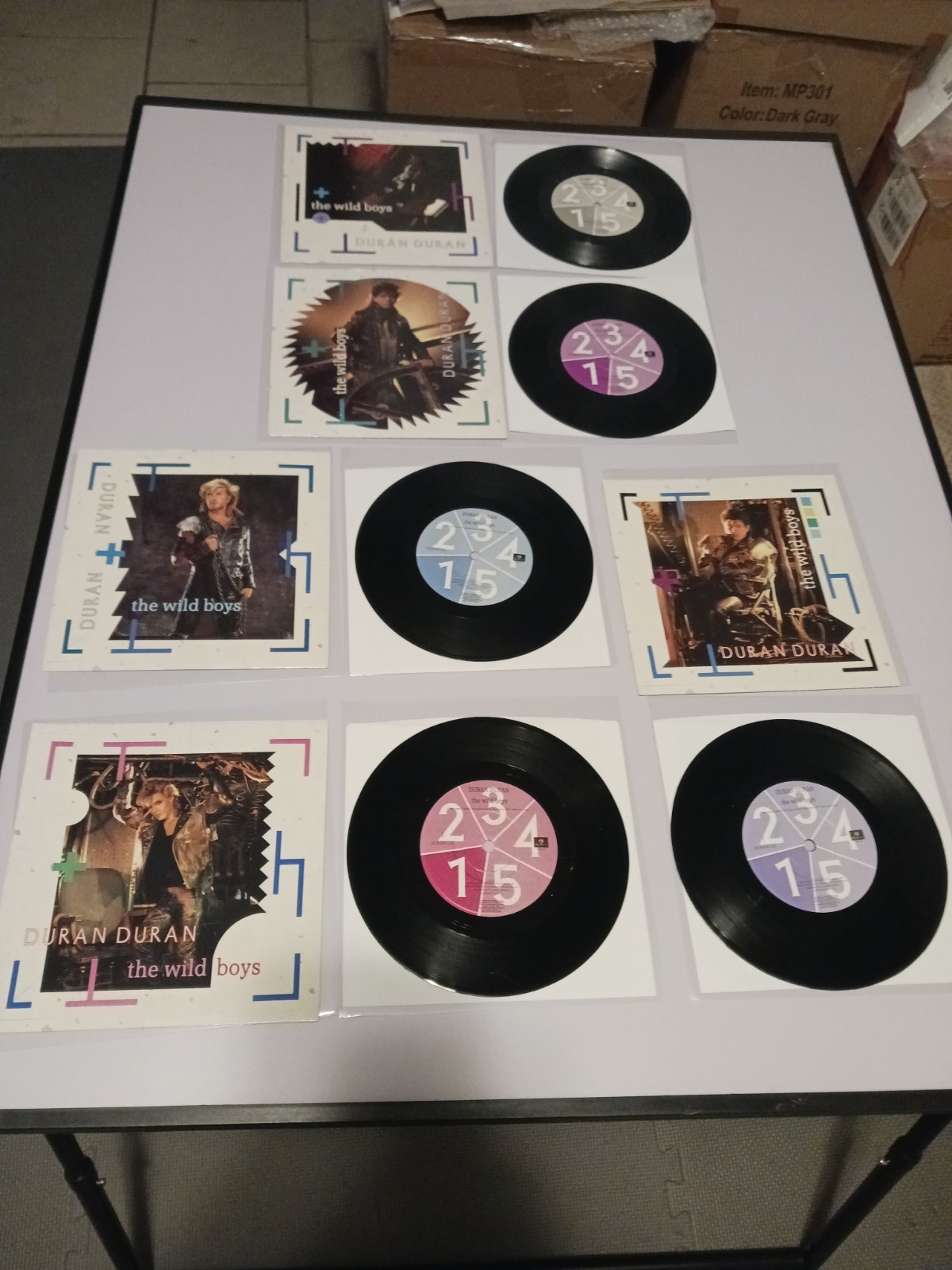 COMPLETE SET 5 WILD BOYS DURAN DURAN 45 LOT SIMON ANDY ROGER JOHN NICK IMPORT COMPLETE SET 5 WILD BOYS DURAN DURAN 45 LOT SIMON ANDY ROGER JOHN NICK IMPORT