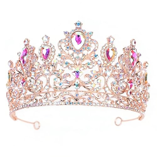 JWICOS Vintage Rhinestone Tiara Crown Tiaras for Women Wedding Prom Pageant JWICOS Vintage Rhinestone Tiara Crown Tiaras for Women Wedding Prom Pageant
