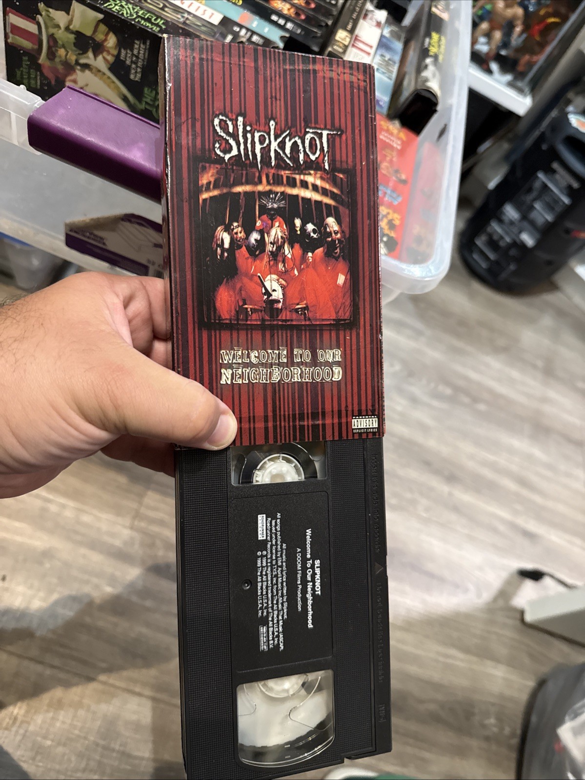 Slipknot Welcome to Our Neighborhood Vintage VHS 1999 TESTED Slipknot Welcome to Our Neighborhood Vintage VHS 1999 TESTED