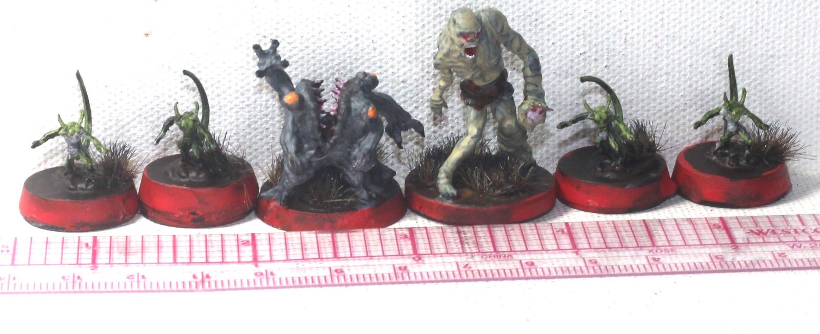 Mixed Demons (6), Nolzur’s Marvolus Miniatures, Custom Painted