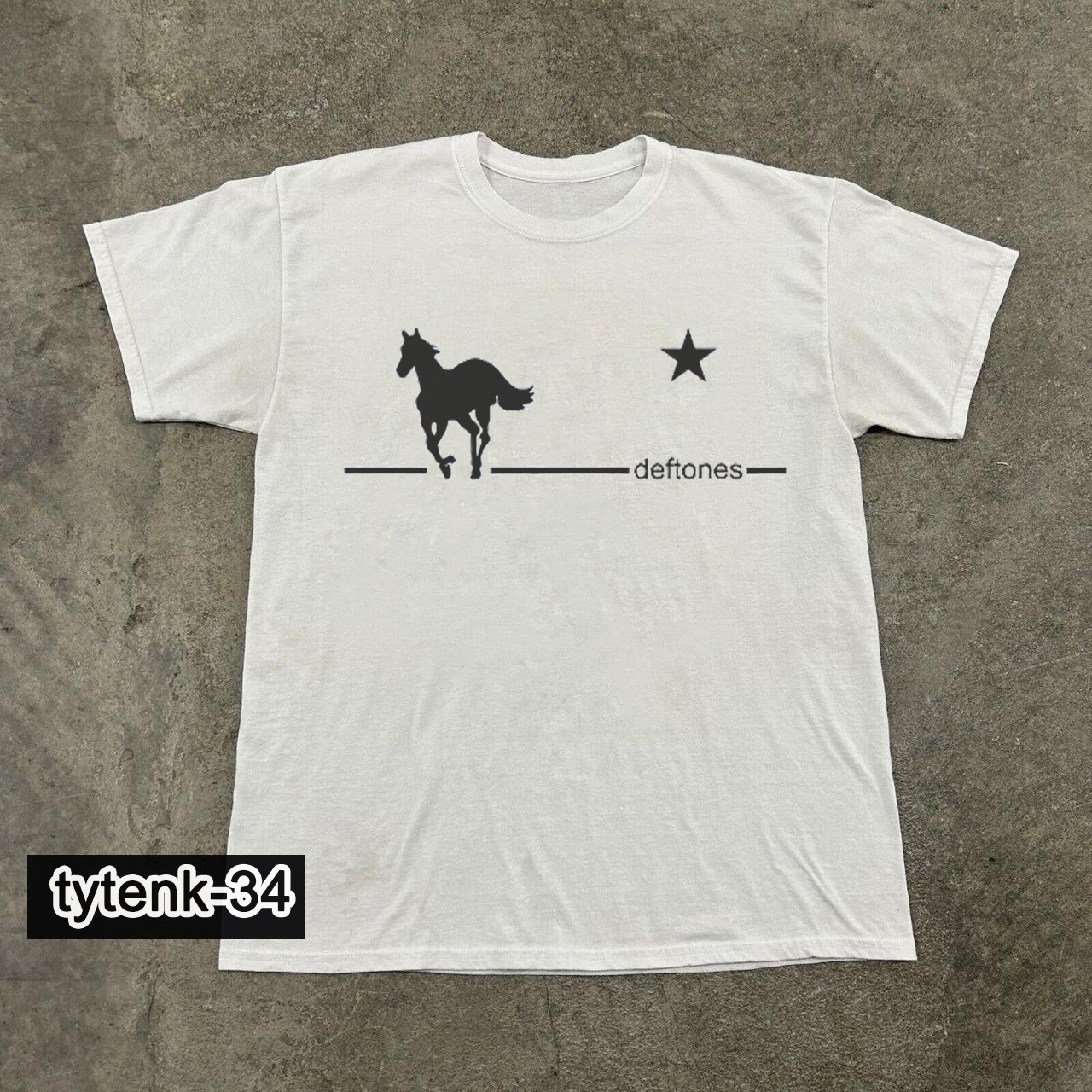 Hot Deftones White Pony T-shirt, Unisex White Cotton T-shirt, Size S-5XL Hot Deftones White Pony T-shirt, Unisex White Cotton T-shirt, Size S-5XL