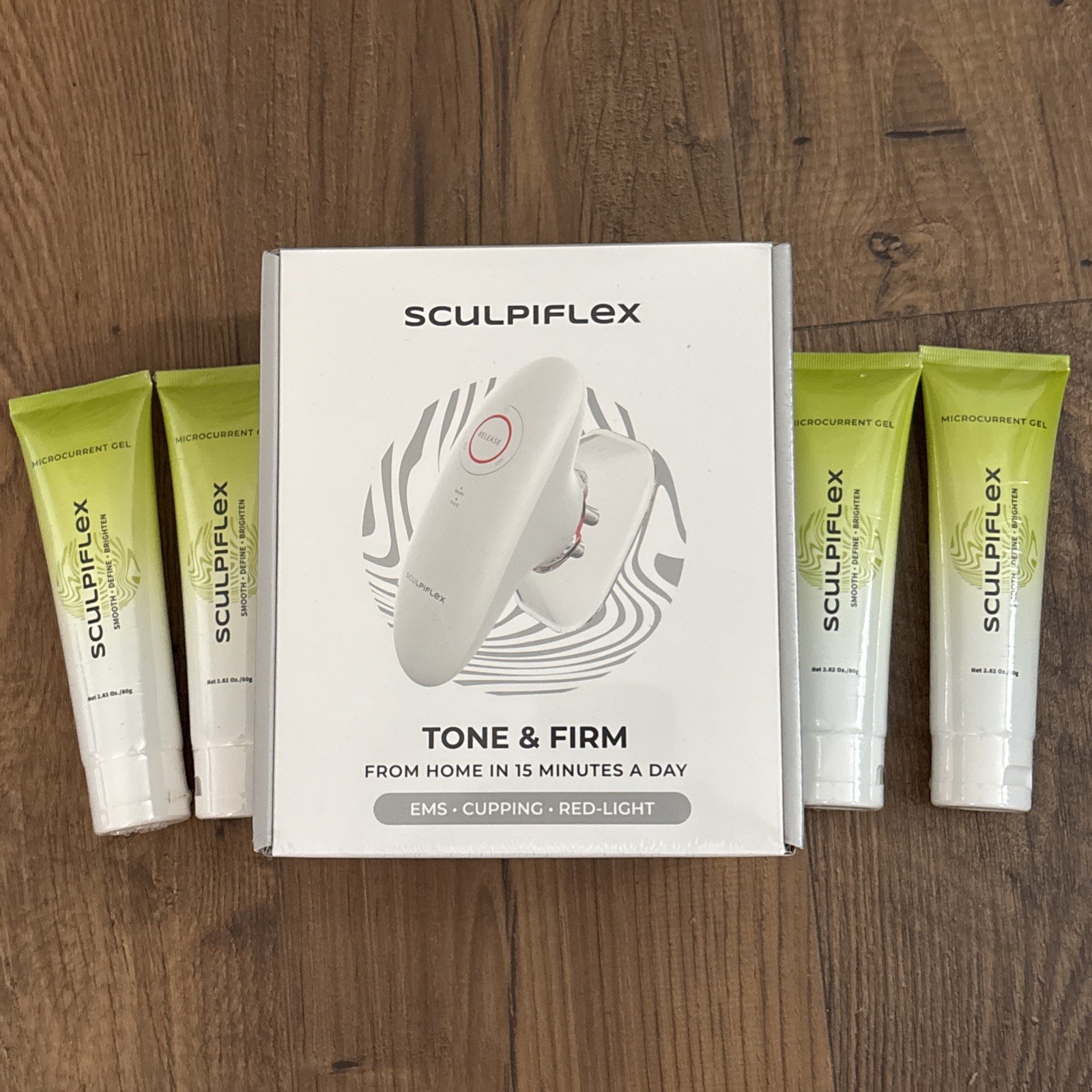 {B6} Sculpiflex Ultimate 3-in-1 Body Sculptor -4 tubes of Microcurrent Gel {B6} Sculpiflex Ultimate 3-in-1 Body Sculptor -4 tubes of Microcurrent Gel