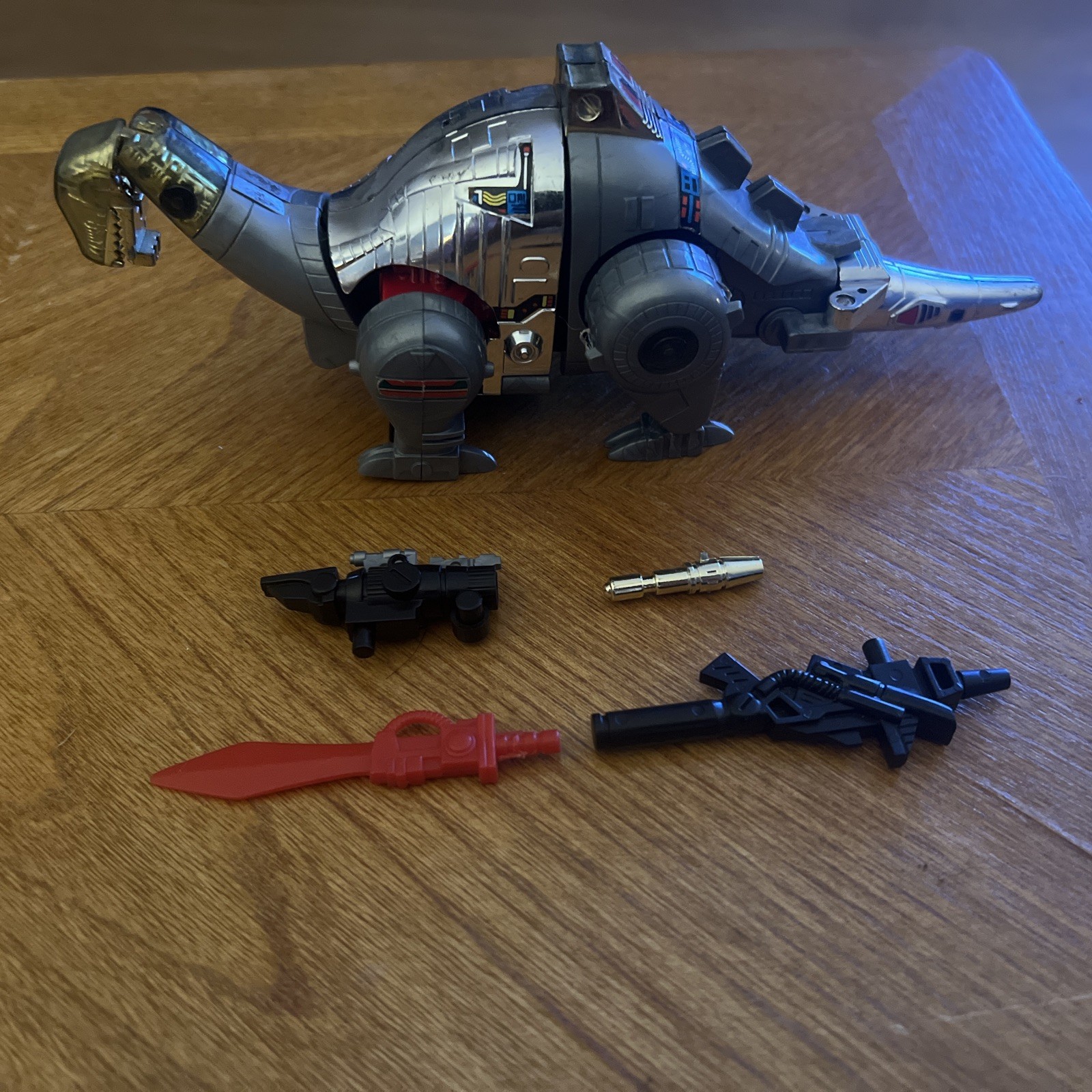 Transformers G1 Vintage Dinobot Sludge Brontosaurus Almost Complete Transformers G1 Vintage Dinobot Sludge Brontosaurus Almost Complete