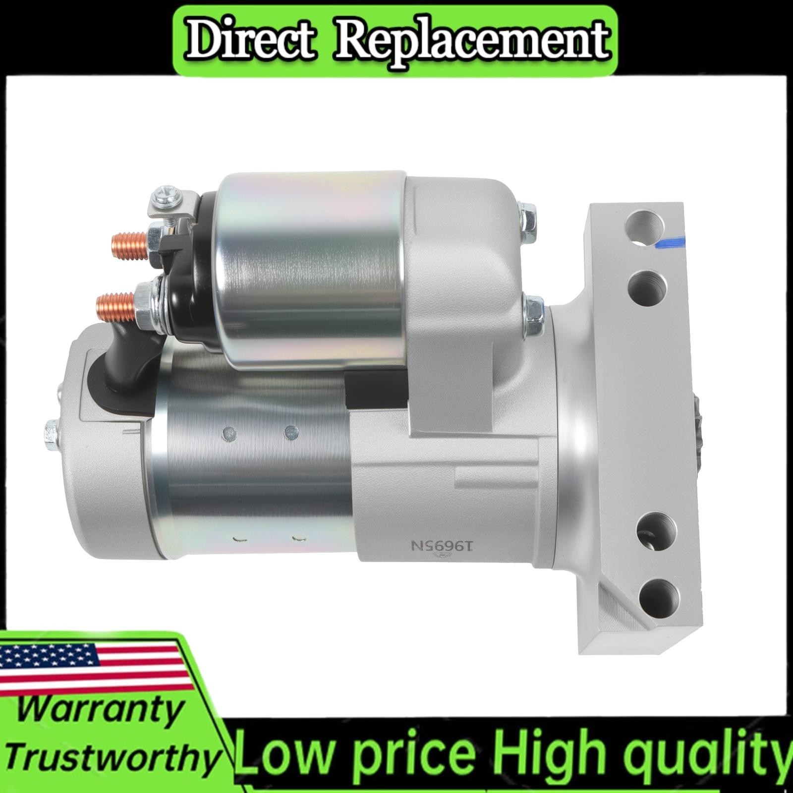 Starter Motor for Chevy SBC BBC GM Super Mini High Torque 1.4KW CW 12V 10 Teeth