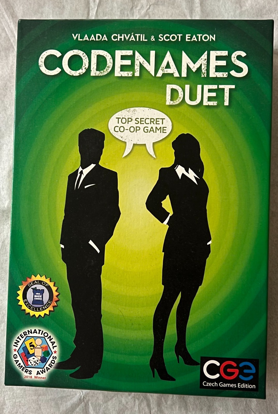 Codenames Duet Card Game Czech Games Edition Cooperative Word Game Sealed Bags