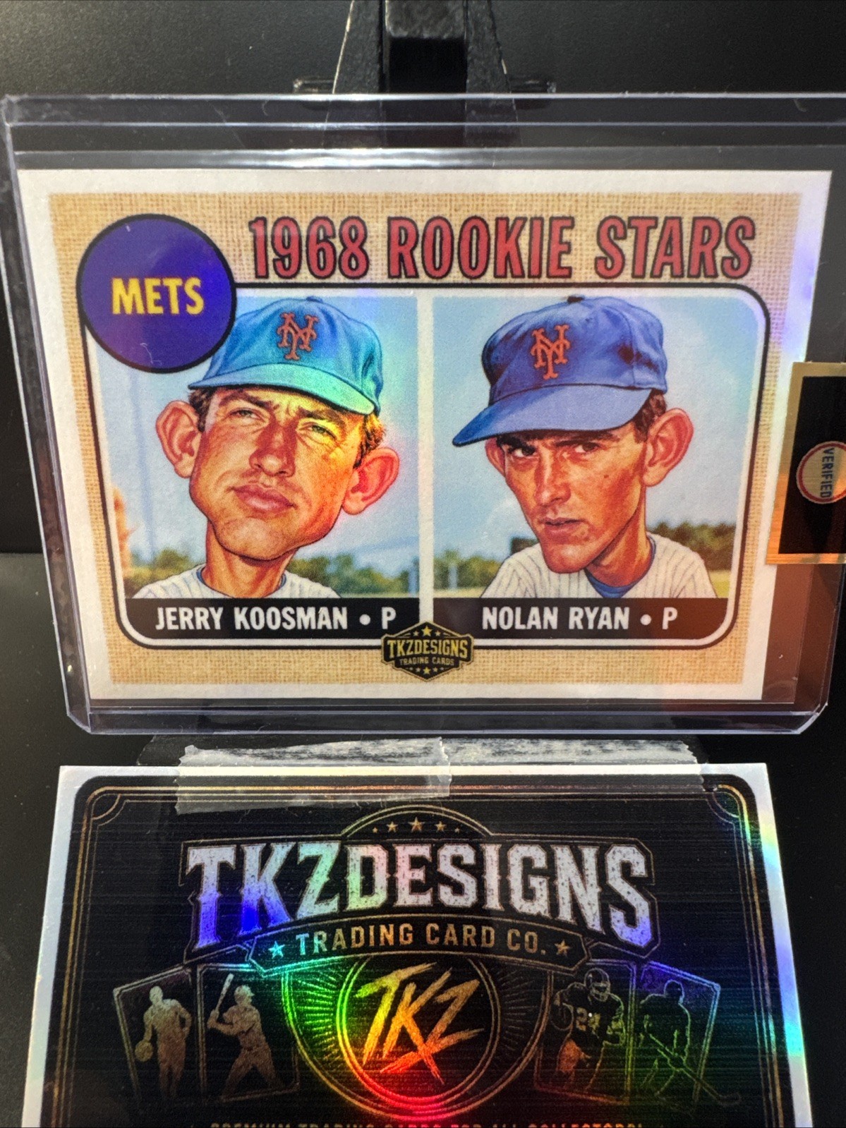 2026 Tkzdesigns Throwback Rookie Nolan Ryan Caricature NRR1