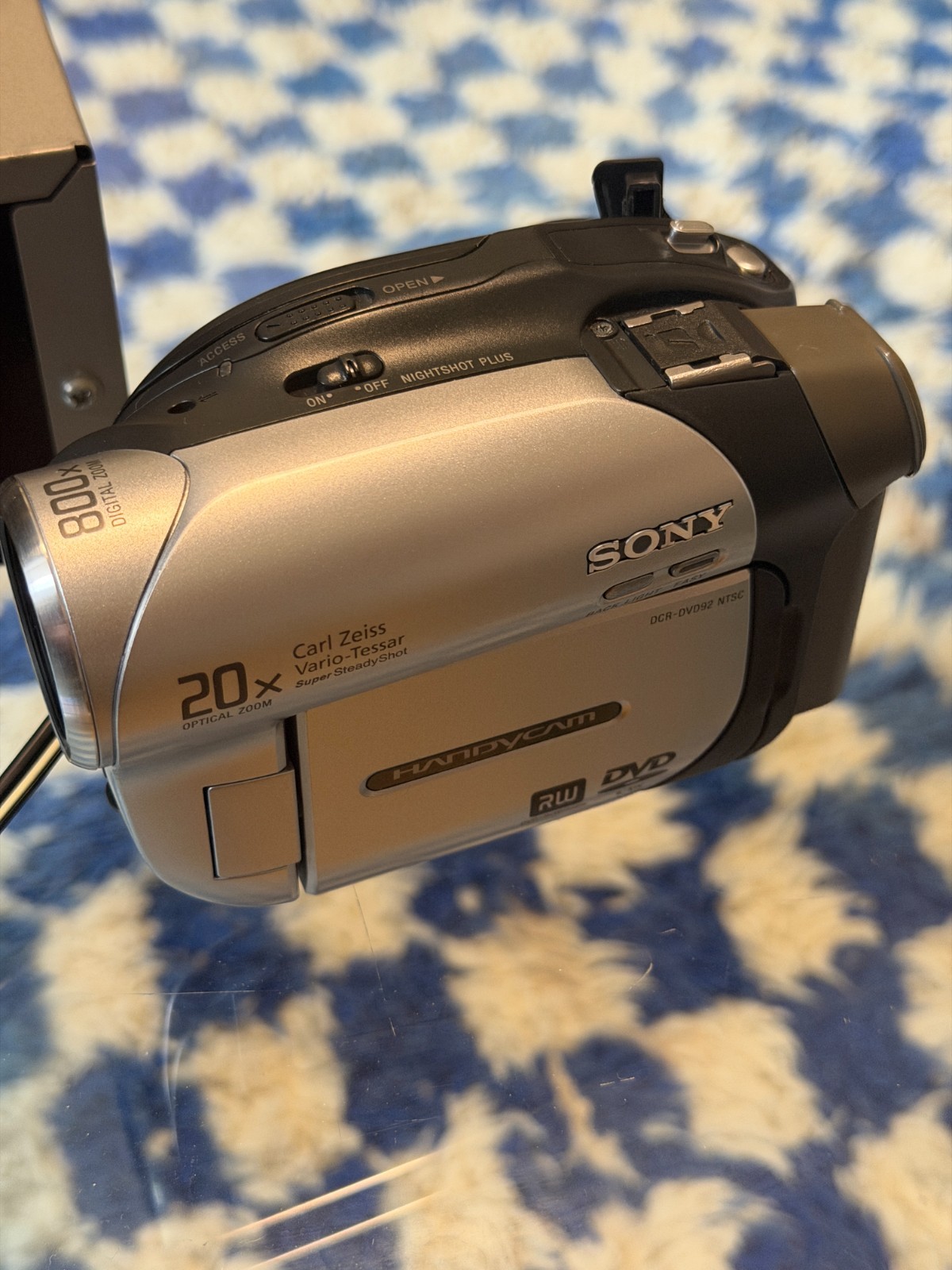Sony Handycam DCR-DVD92 DVD Camcorder - TESTED & WORKING (Read Description)