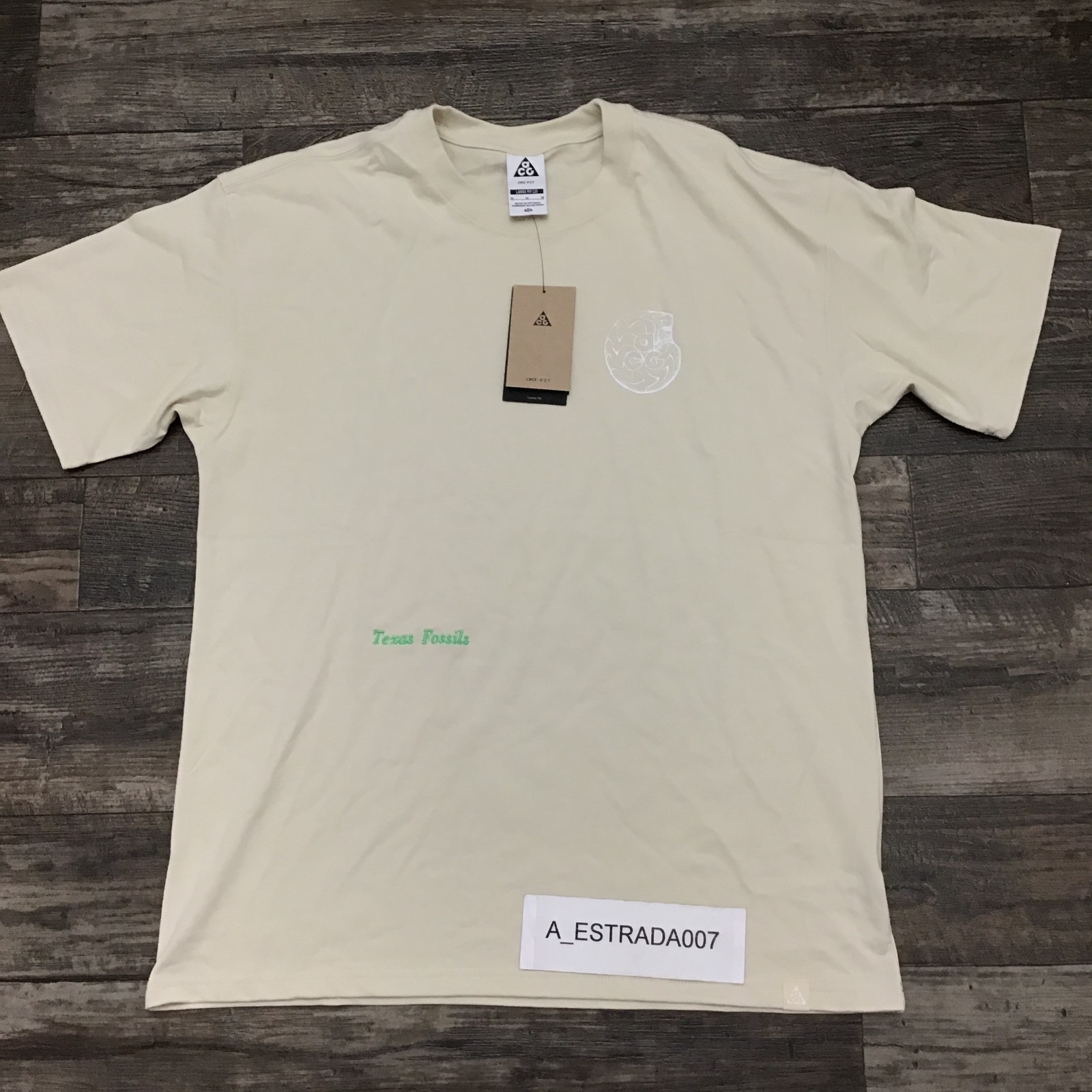 Nike ACG Dri-FIT Loose Fit Texas Fossils Graphic T-Shirt Mens MEDIUM HV1296-229