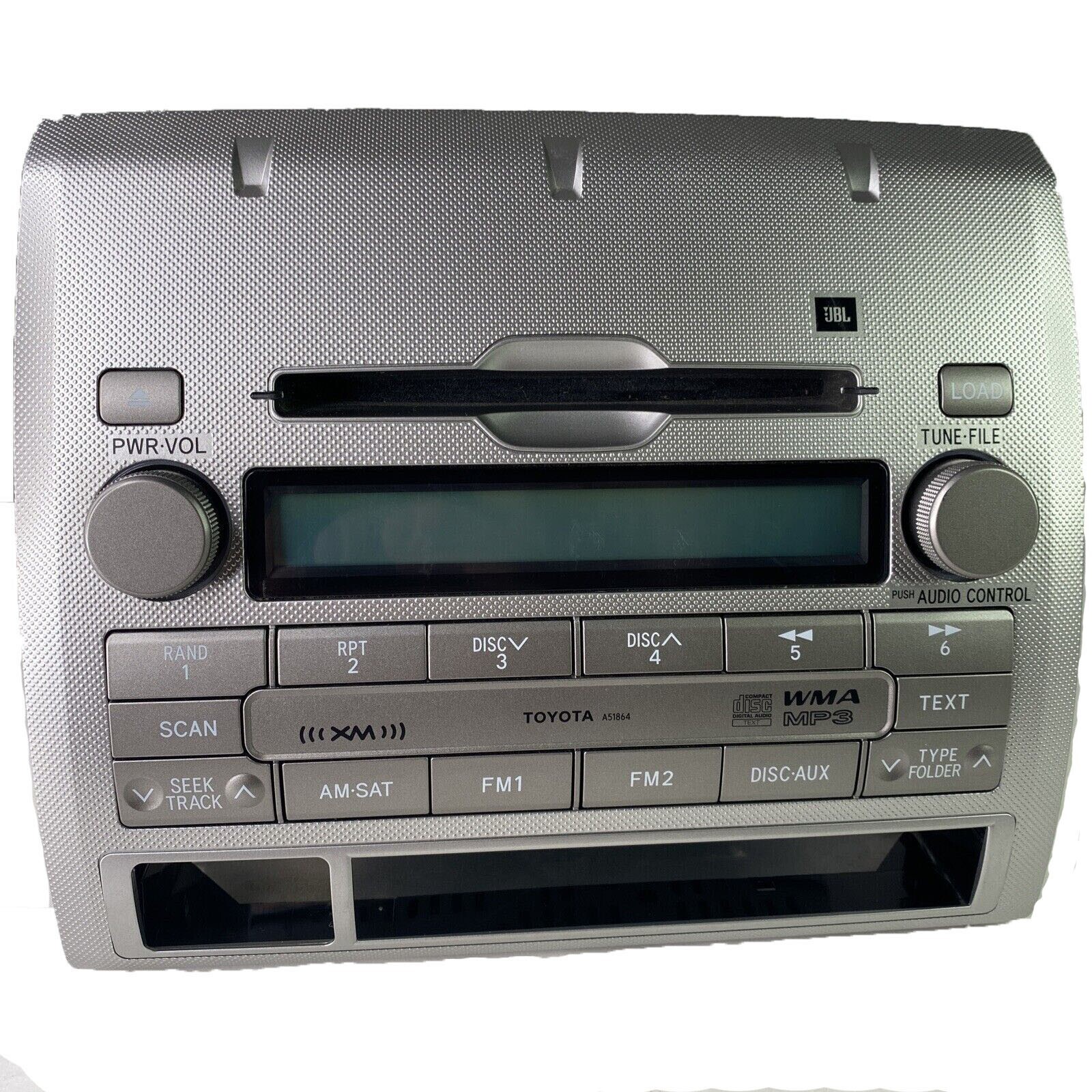 2005 - 2011 Toyota Tacoma OEM XM JBL Radio MP3 6 CD Changer 86120-04160 2005 - 2011 Toyota Tacoma OEM XM JBL Radio MP3 6 CD Changer 86120-04160
