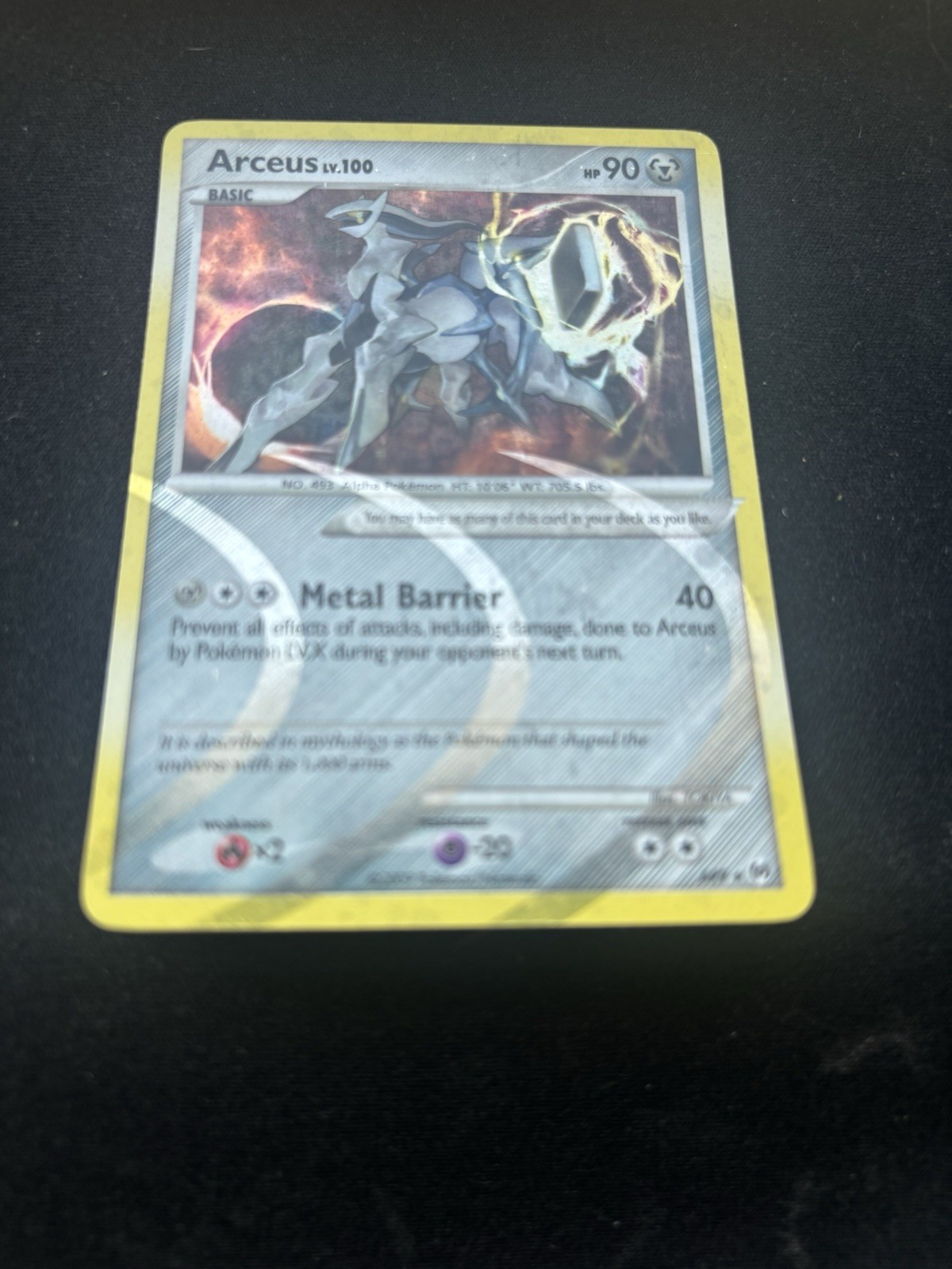 The Pokémon Company Pokemon TCG Arceus AR9 Arceus LV.100 Holo Rare LP+ The Pokémon Company Pokemon TCG Arceus AR9 Arceus LV.100 Holo Rare LP+
