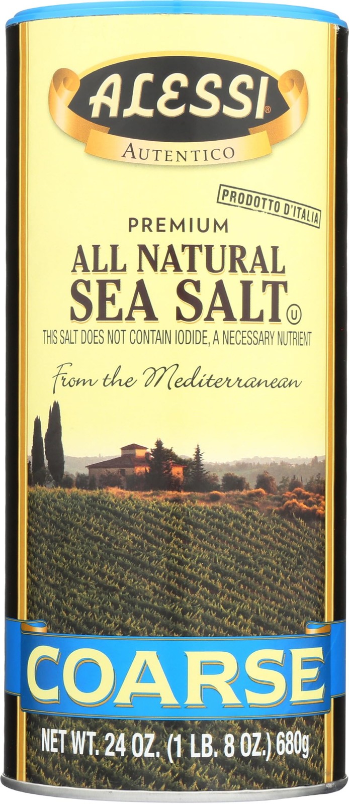Alessi Mediterranean Sea Salt Coarse 24 Oz Pack Of 6 Natural Culinary Salt Alessi Mediterranean Sea Salt Coarse 24 Oz Pack Of 6 Natural Culinary Salt