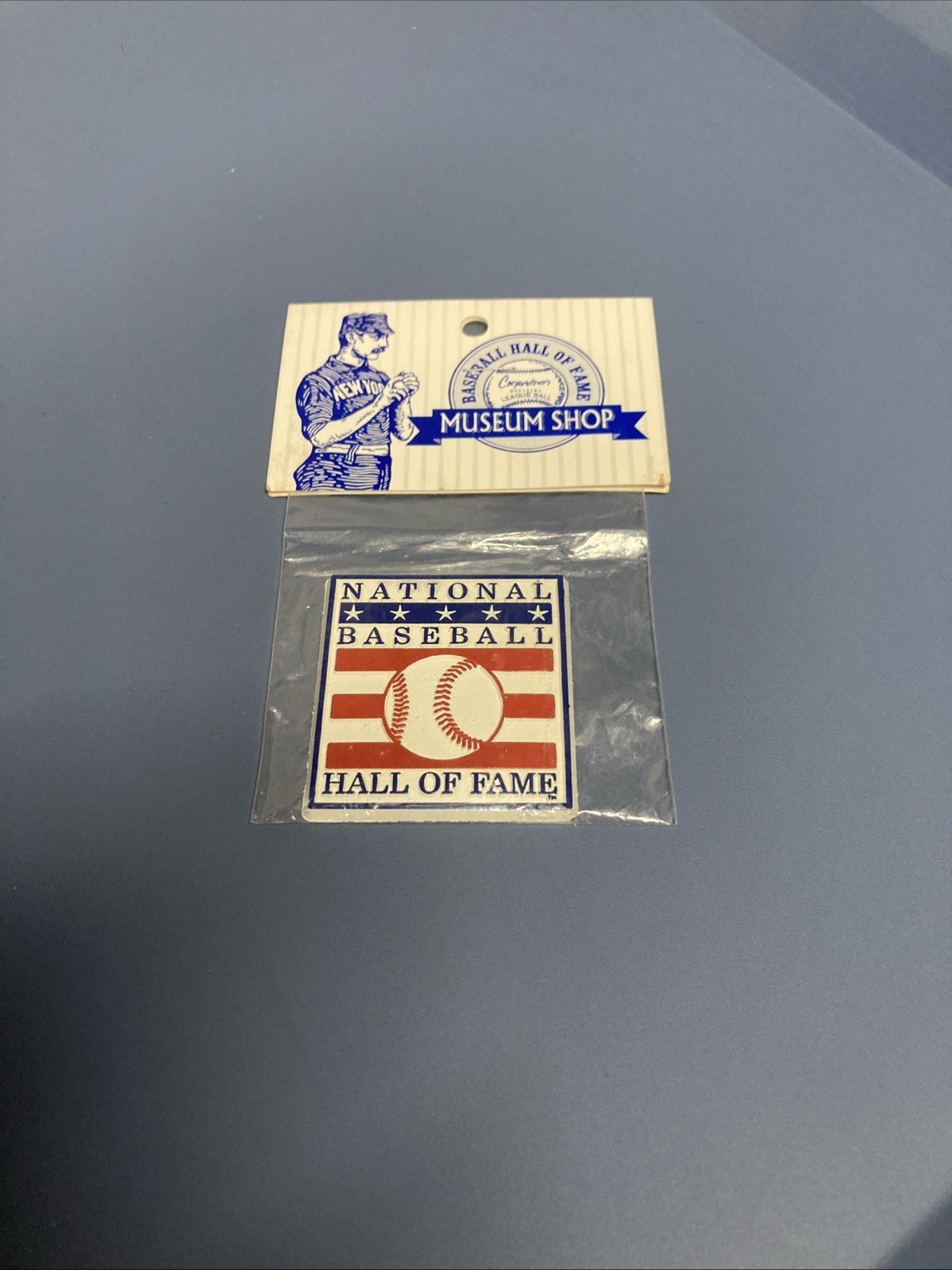 Vintage National Baseball Hall of Fame Official Shield Logo Refrigerator Magnet Vintage National Baseball Hall of Fame Official Shield Logo Refrigerator Magnet