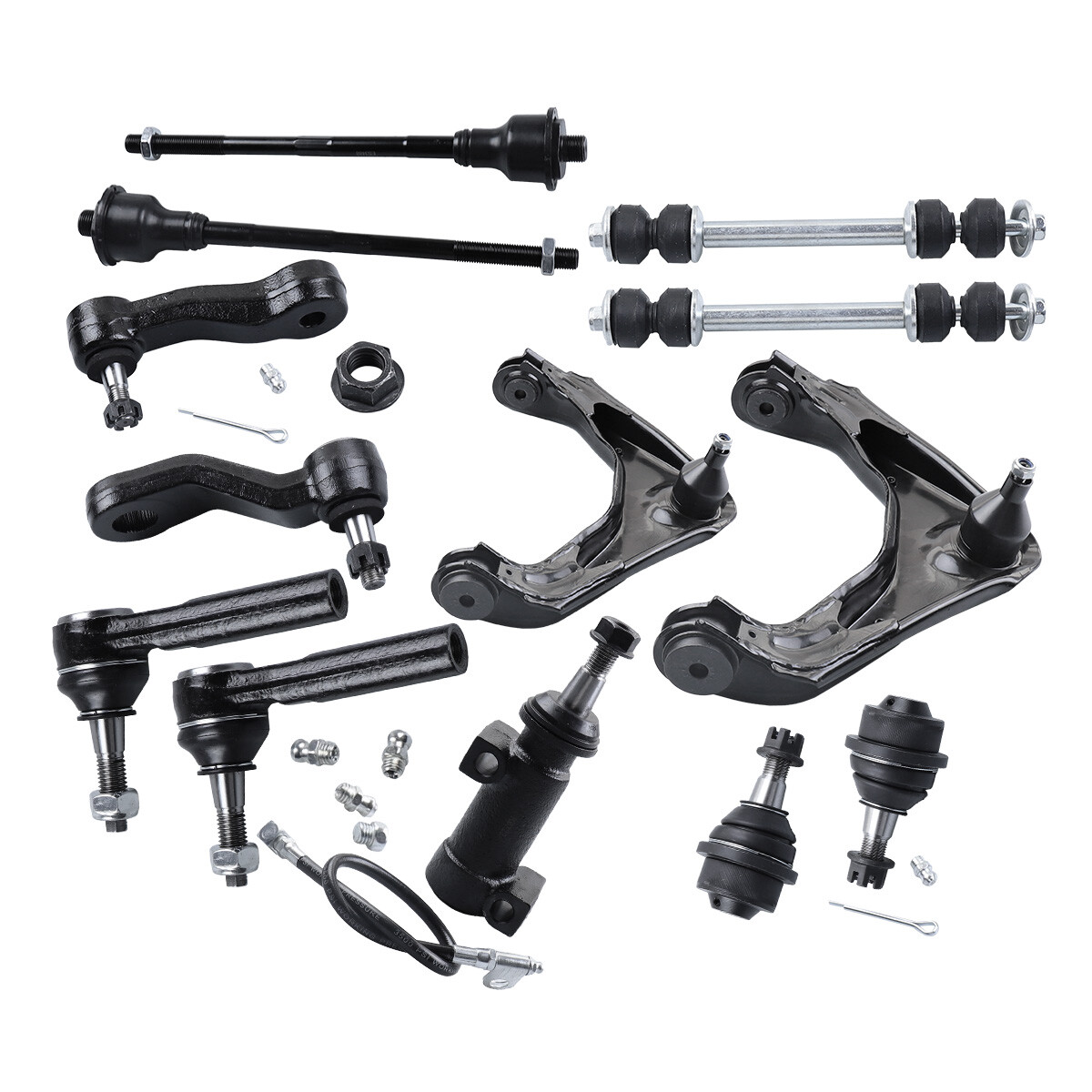 13p For Chevy Silverado GMC Sierra 3500 2500 HD Front Upper Control Arms Tierods