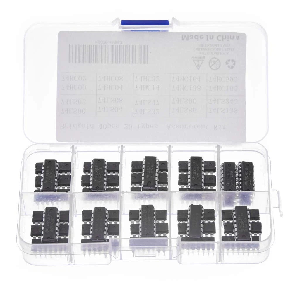 40Pcs(20Pcs 74Hcxx+20Pcs 74Lsxx) Series Logic IC Assortment Kit