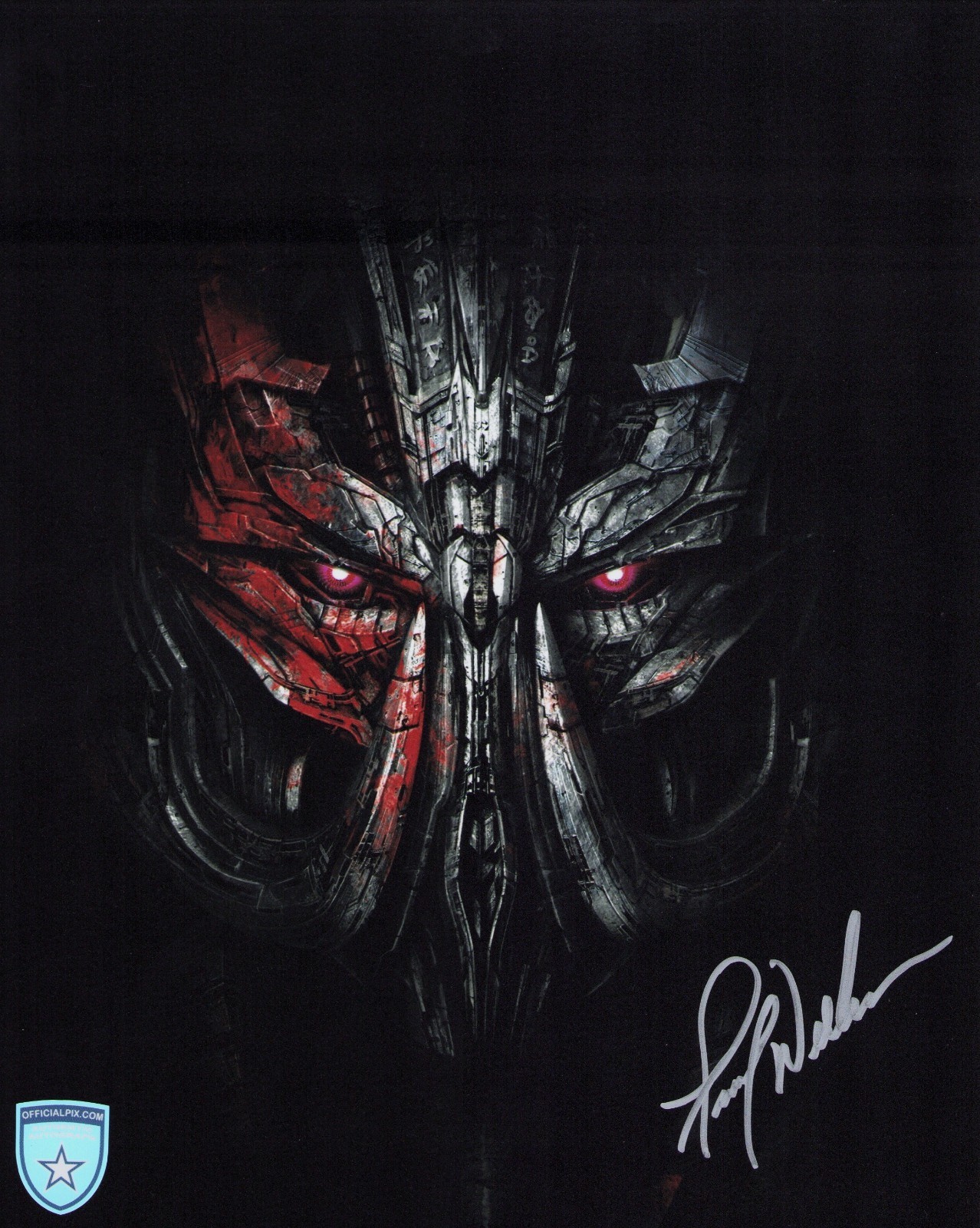 Signed Frank Welker Transformers Megatron 8x10 w/ Official Pix COA