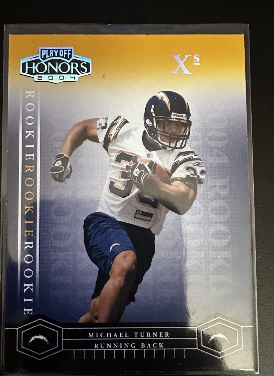 Donruss Playoff 2004 Playoff Honors Michael Turner RC XS #113 /99 Chargers Donruss Playoff 2004 Playoff Honors Michael Turner RC XS #113 /99 Chargers