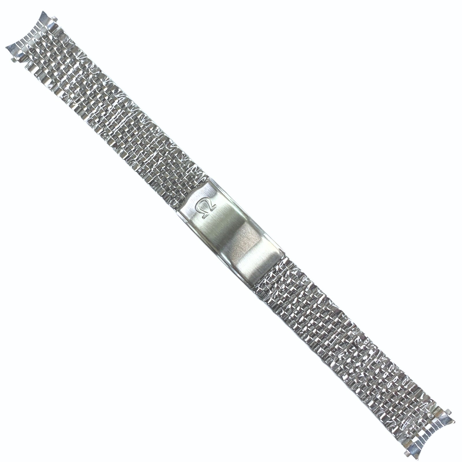 High-Quality OMEGA 1502 S.Steel Watch Band Bracelet-18,19,20mm-Curved End High-Quality OMEGA 1502 S.Steel Watch Band Bracelet-18,19,20mm-Curved End