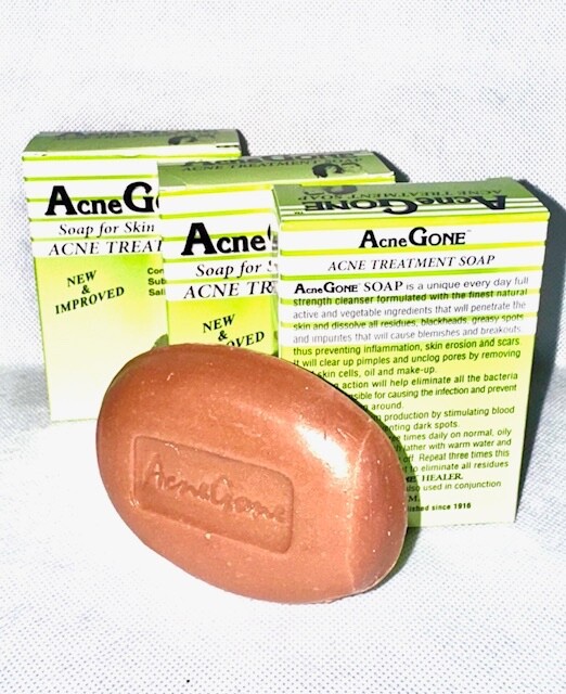 Acne Gone Soap for skin care & acne treatment 3.5oz each( 3 Pack ) Acne Gone Soap for skin care & acne treatment 3.5oz each( 3 Pack )