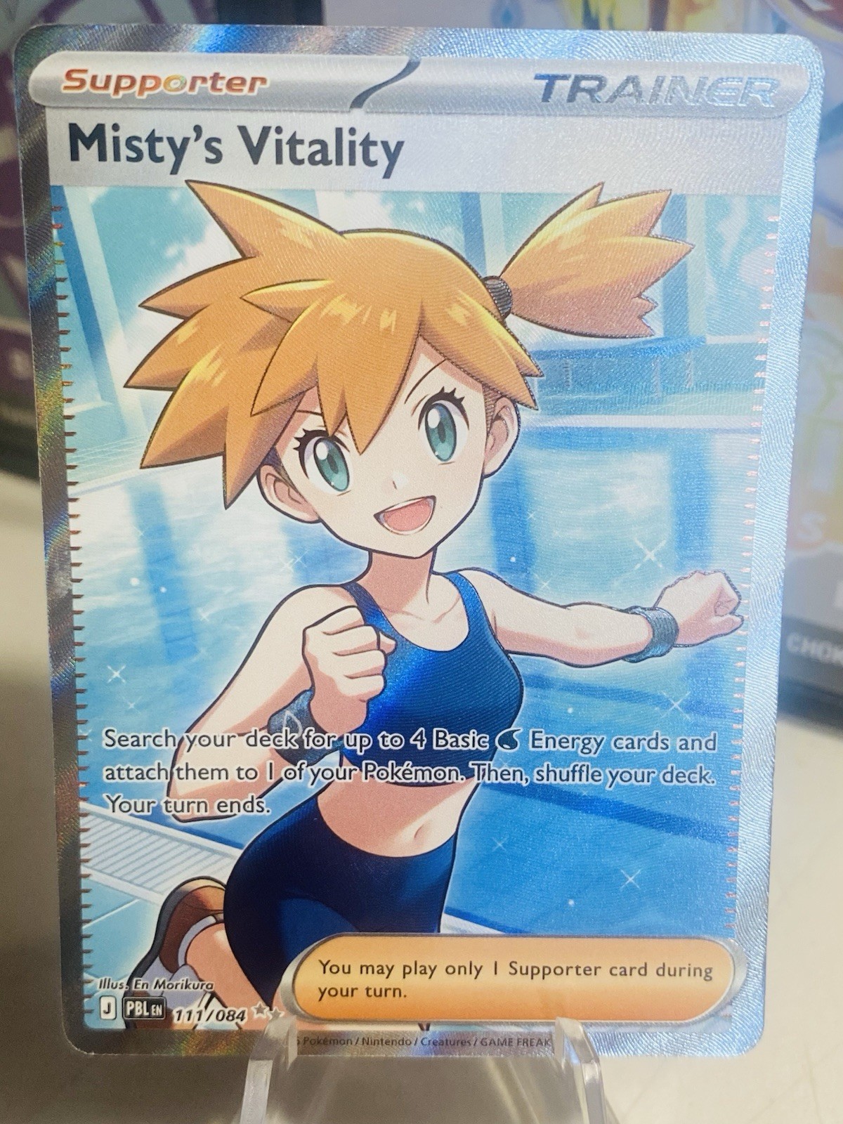Misty's Vitality 111/084 Pitch Black Holo Misty's Vitality 111/084 Pitch Black Holo