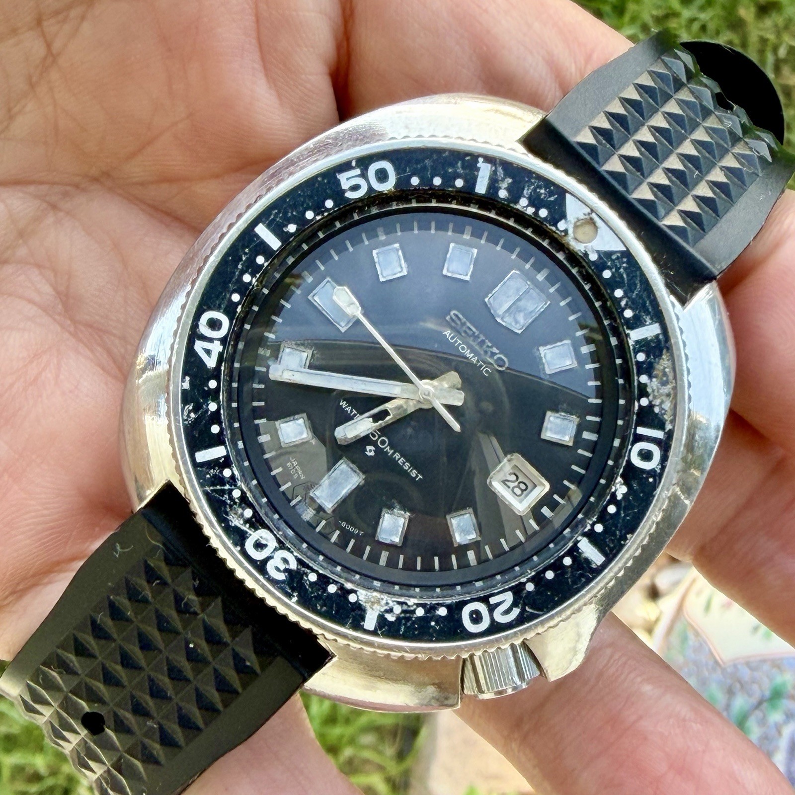 SEIKO 6105-8110 Captain Willard January 1977 No Hacking RUNS NEWLY SERVICED