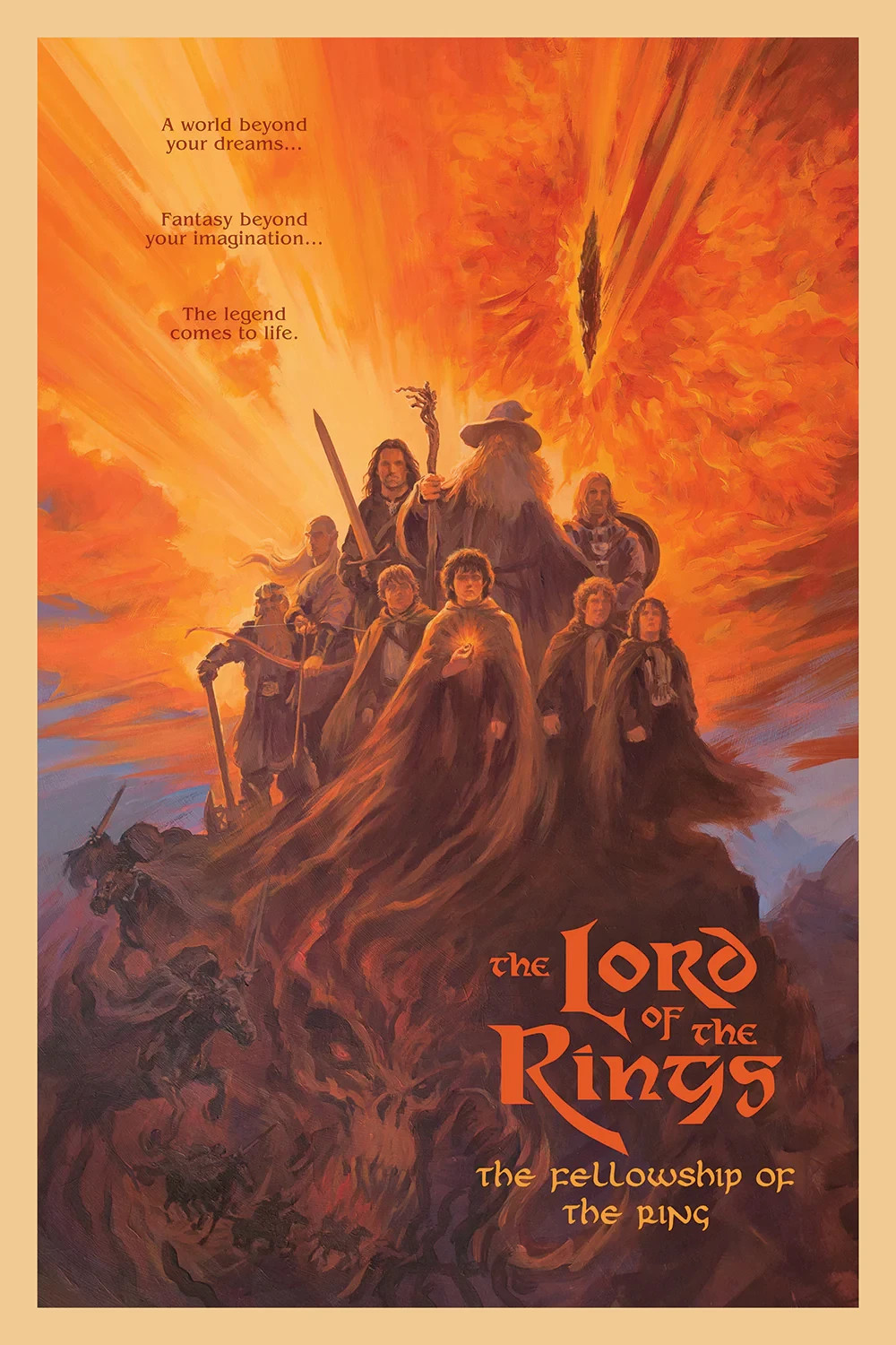 SDCC 2025 The Lord of the Rings Fellowship Poster Giclee Print 24x36 Mondo LOTR SDCC 2025 The Lord of the Rings Fellowship Poster Giclee Print 24x36 Mondo LOTR