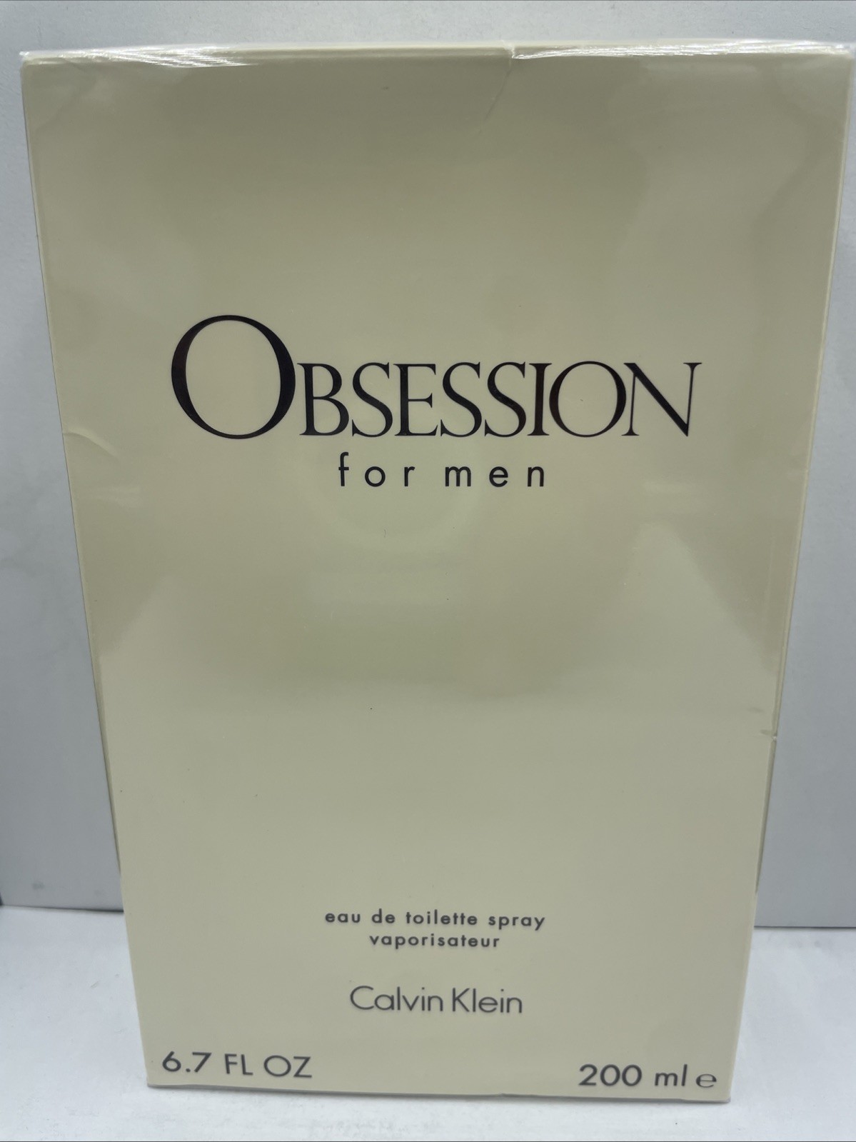 OBSESSION by Calvin Klein cologne for men EDT SPRAY 6.7 oz/200 ml NEW AND SEALED OBSESSION by Calvin Klein cologne for men EDT SPRAY 6.7 oz/200 ml NEW AND SEALED