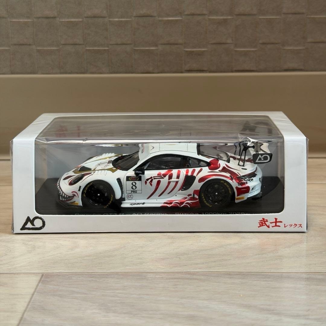 AO Racing Porsche GT3 1/43 Spark Model Car Suzuka Exclusive 2026 Japan