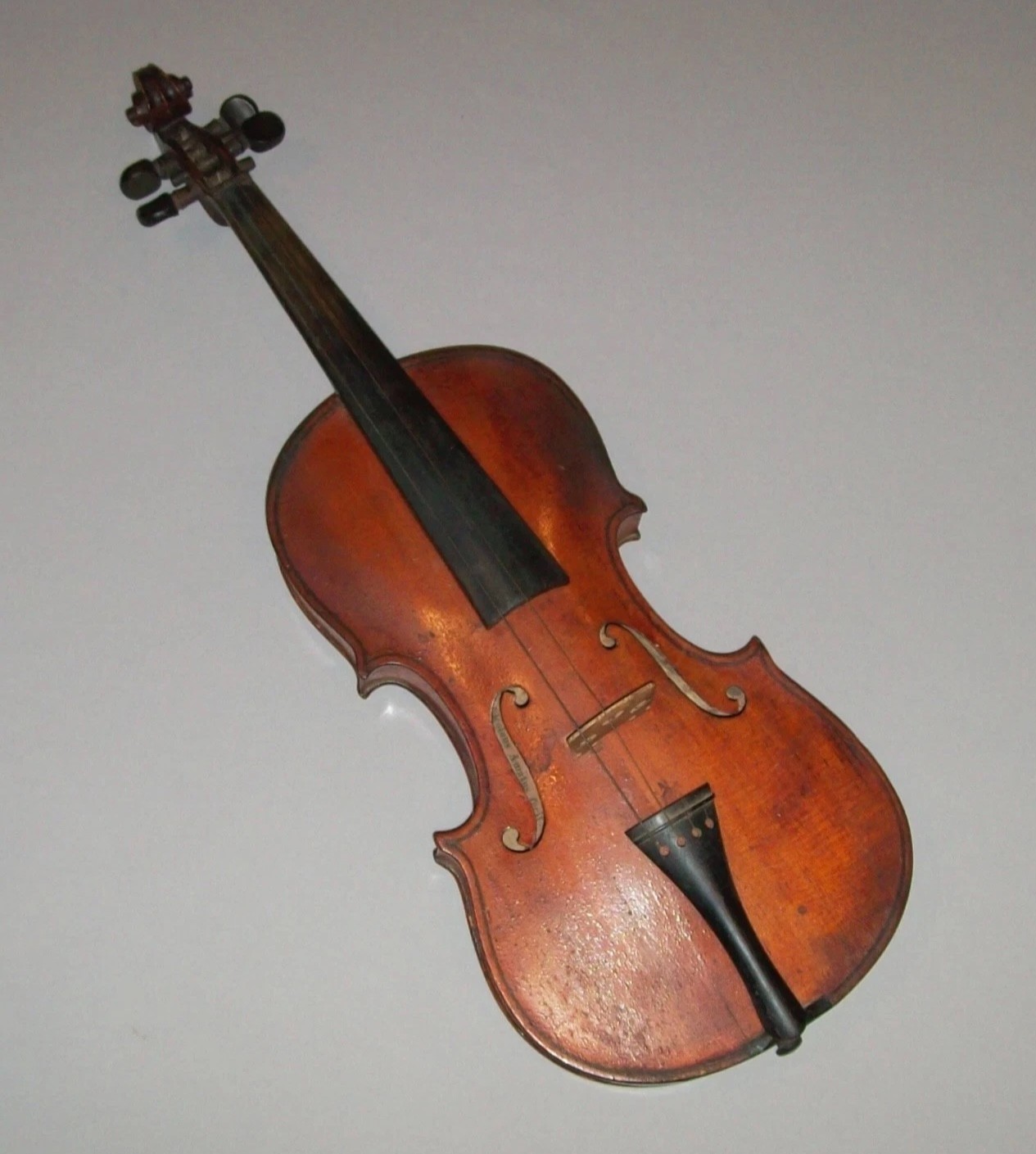 Antique Vtg Ca 1900s ? Nicolaus Amatus Cremona Violin Copy With Repair Shop Note