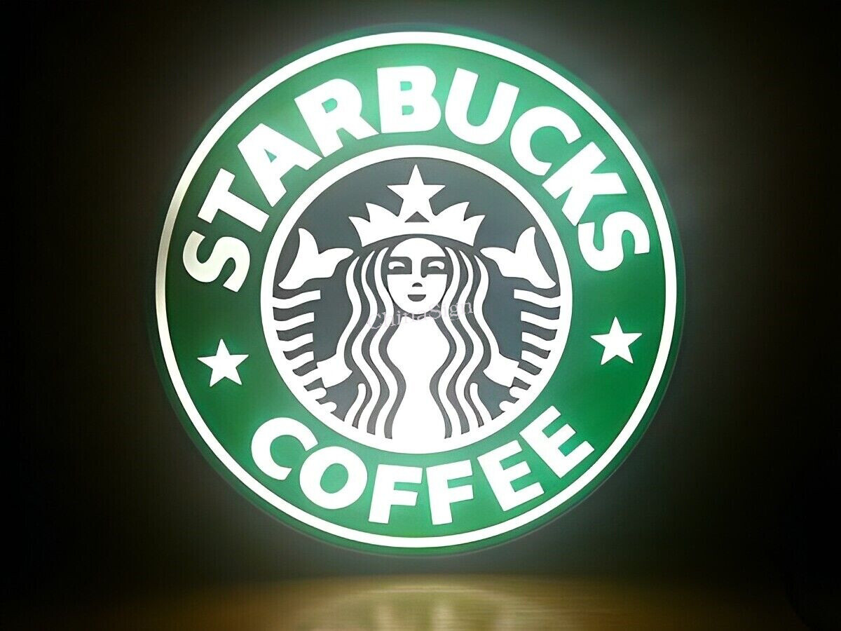 Classical Starbucks Coffee Cafe Starbuck スターバックス LIGHT BOX SIGN Fast Shipping