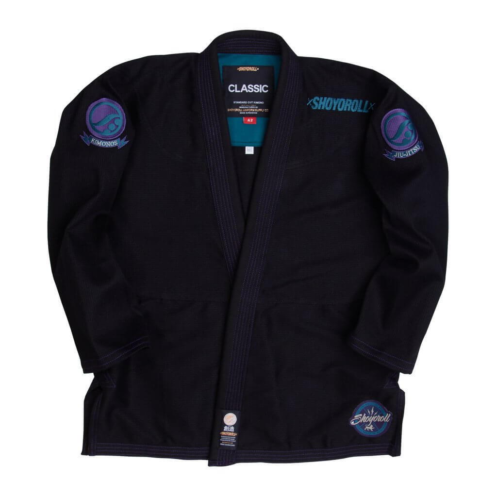 Shoyoroll Jiu Jitsu Uniform Comp Standard XV Q4 BJJ 450 GSM Black With Bag Shoyoroll Jiu Jitsu Uniform Comp Standard XV Q4 BJJ 450 GSM Black With Bag