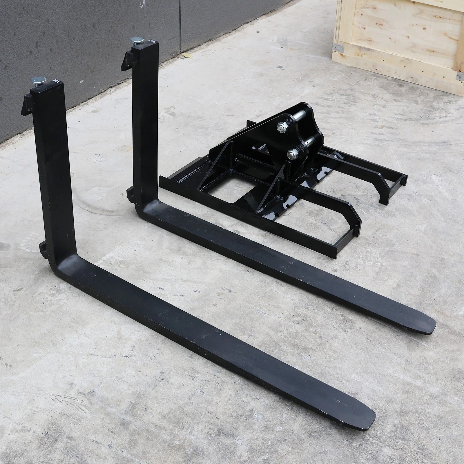 FREE Ship Quick Attach Pallet Fork Attachment For 0.6-1.5 TON Mini Excavator