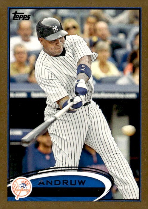 2012 Topps #614 Andruw Jones Gold #/2012