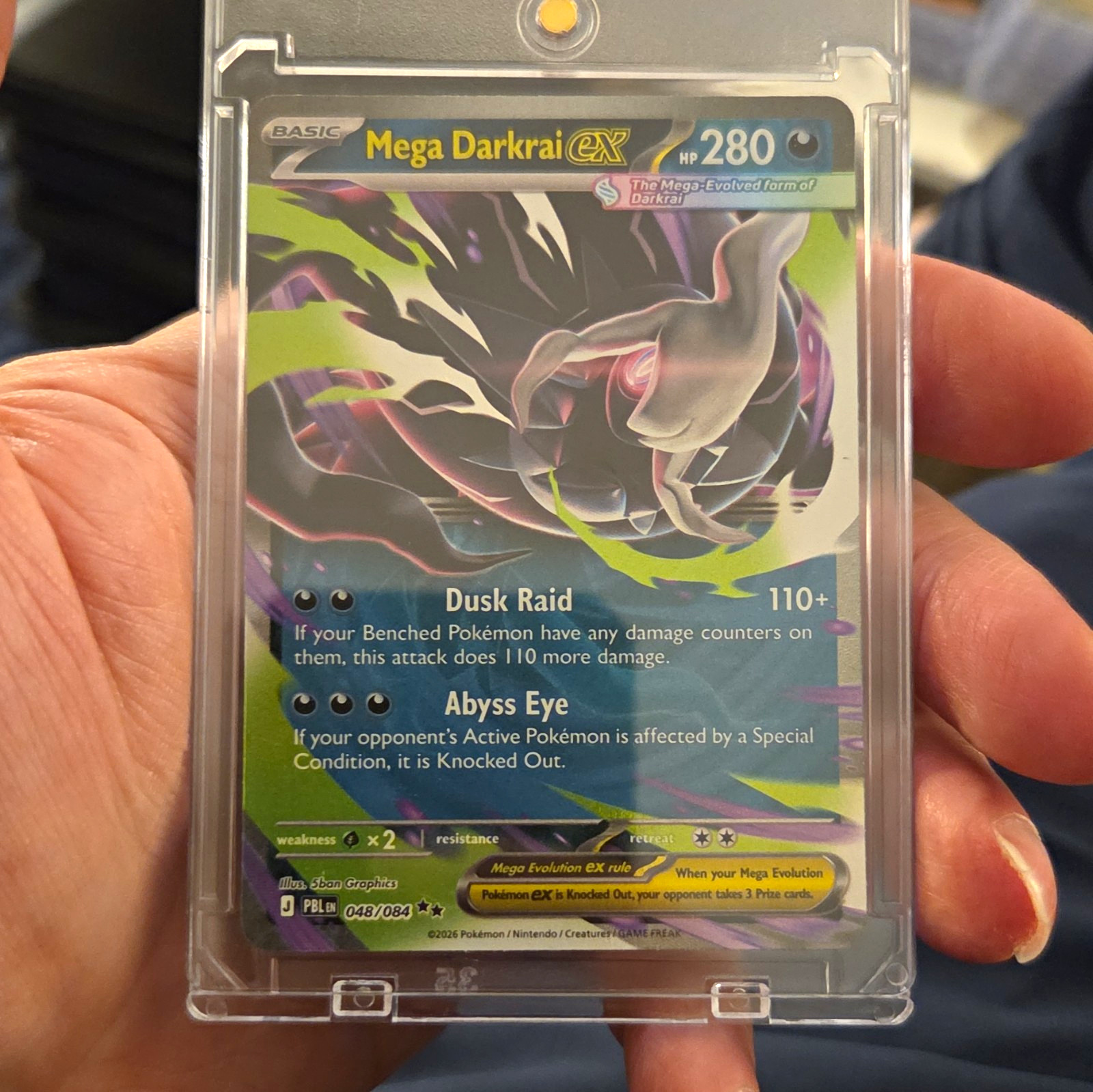 The Pokémon Company Mega Darkrai EX 048/084 BREAKpoint EX Holo EN 2026 280 HP