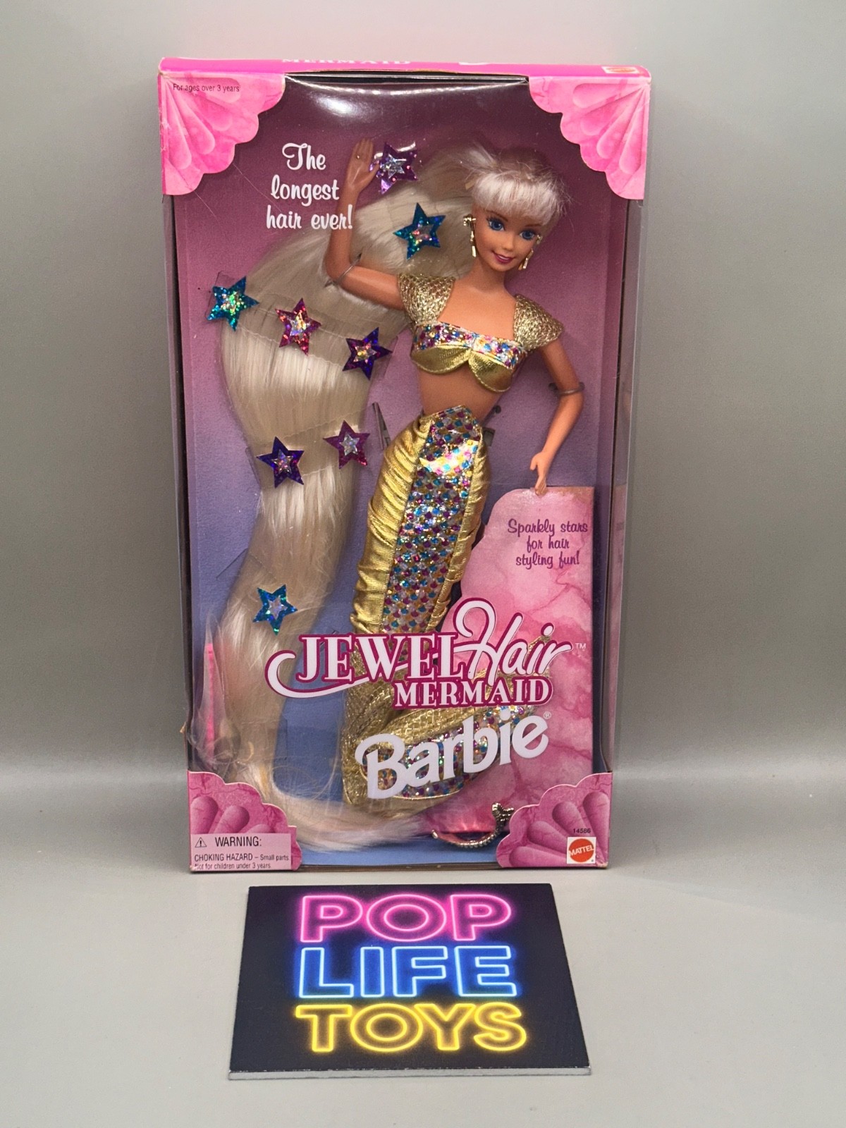 Vintage 1995 Mattel “Jewel Hair Mermaid Barbie” #14586 *NRFB*