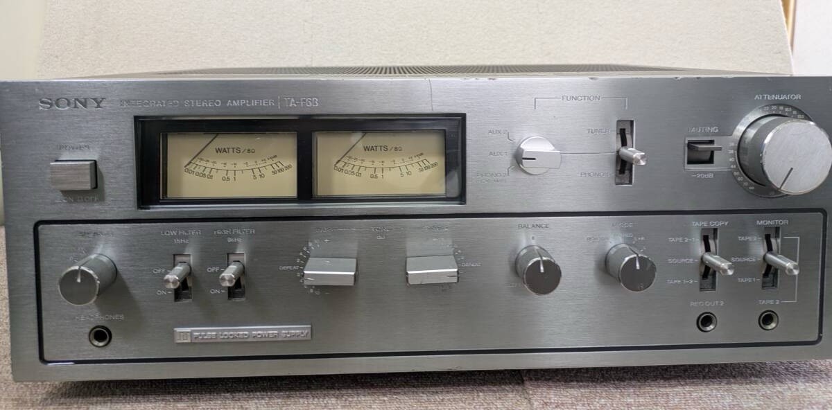 SONY TA-F6B Integrated Stereo Amplifier 1977 Serviced Pulse-Lock Dual-FET