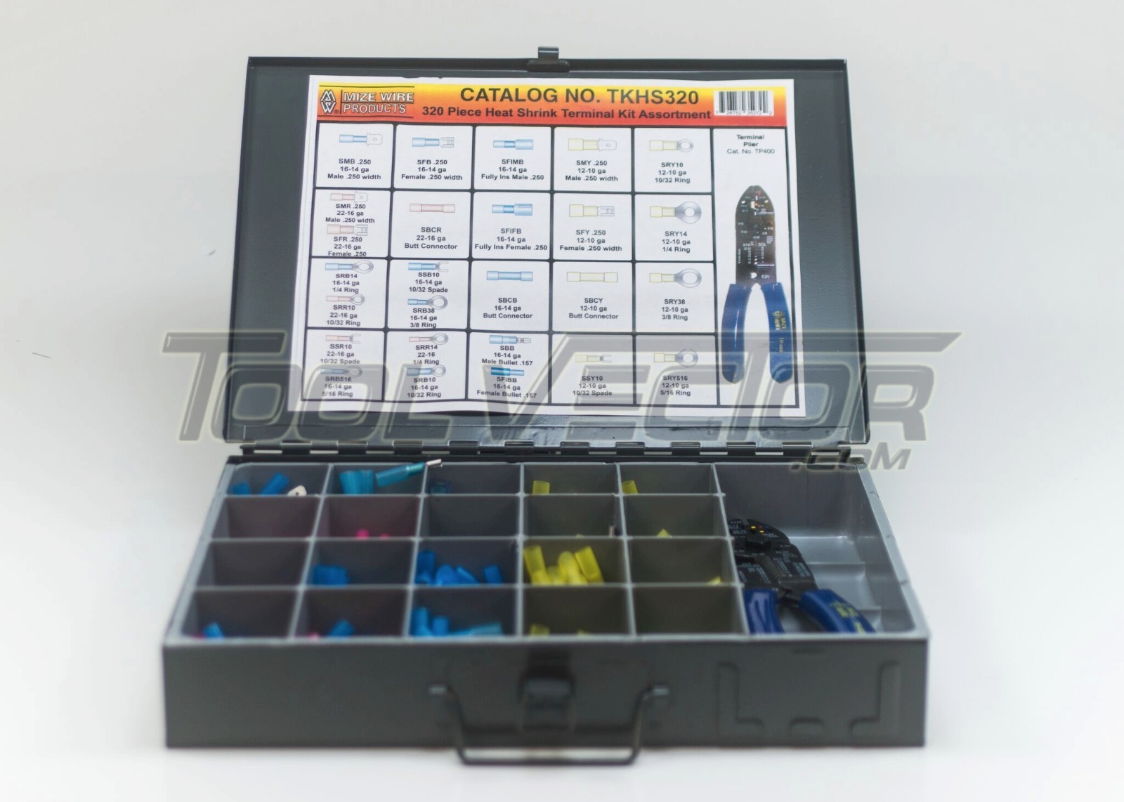 Mize Wire 430 Pc Master Nylon Terminal Kit TK430N Made in USA Mize Wire 430 Pc Master Nylon Terminal Kit TK430N Made in USA