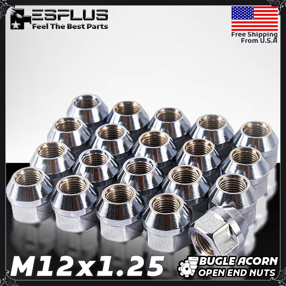 16 Universal Open Lug Nut M12x1.25 Fit Nissan March/Note/Sentra/Tsuru/Versa