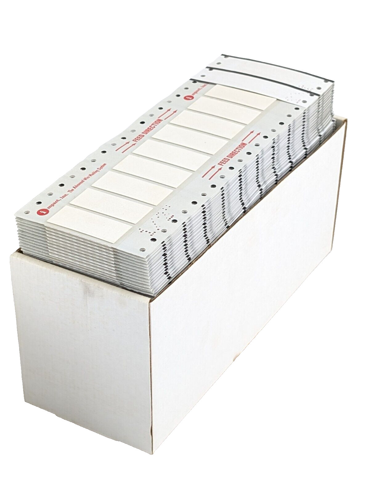 IMPACT Heat Shrinkable Wire Marking Sleeves AWMS 1/2 X 2.0-W 063 qty 1100 IMPACT Heat Shrinkable Wire Marking Sleeves AWMS 1/2 X 2.0-W 063 qty 1100