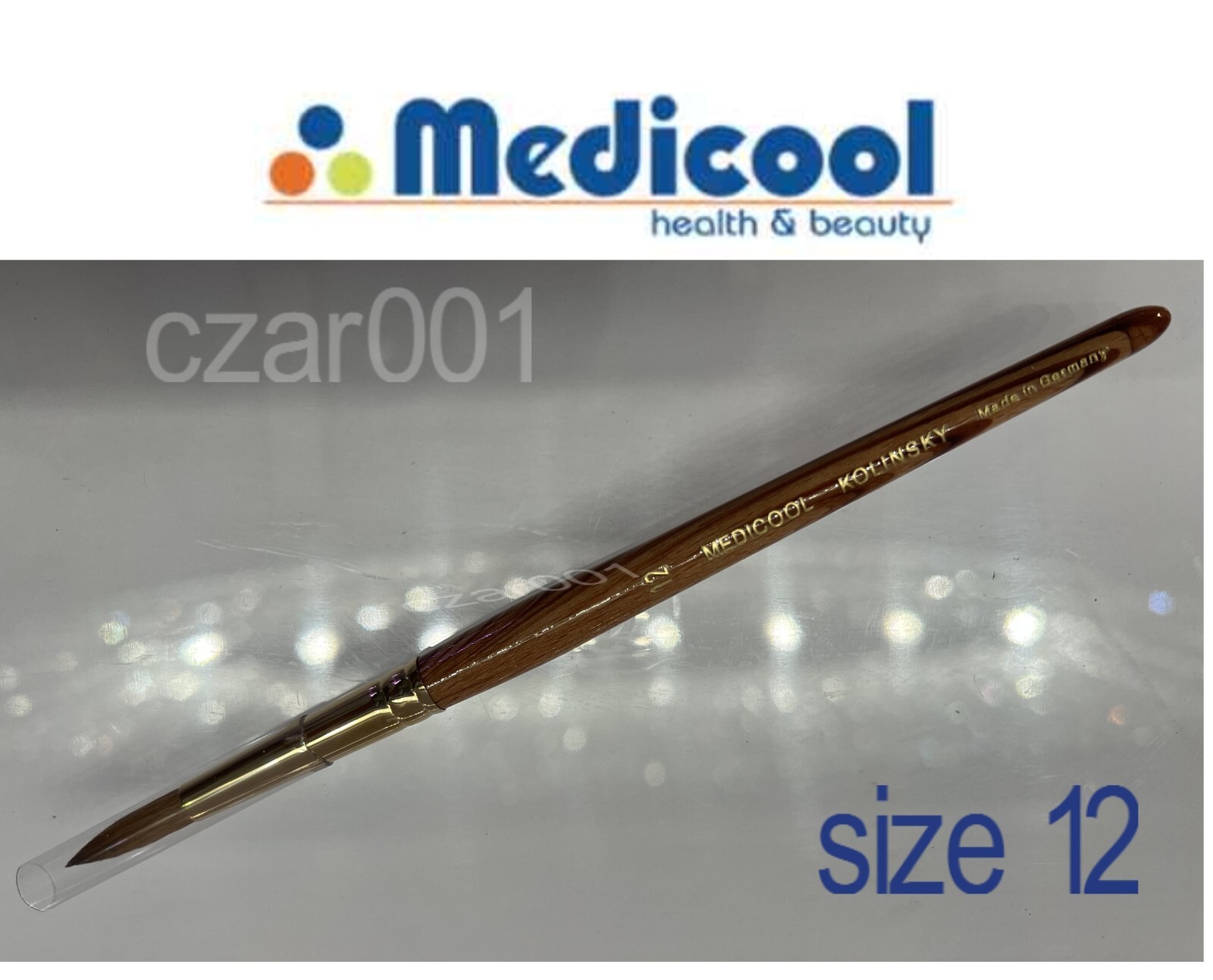 MEDICOOL ACRYLIC KOLINSKY HANDMADE IN GERMANY WITH 100% SABRE HAIR- YOUR CHOICE MEDICOOL ACRYLIC KOLINSKY HANDMADE IN GERMANY WITH 100% SABRE HAIR- YOUR CHOICE
