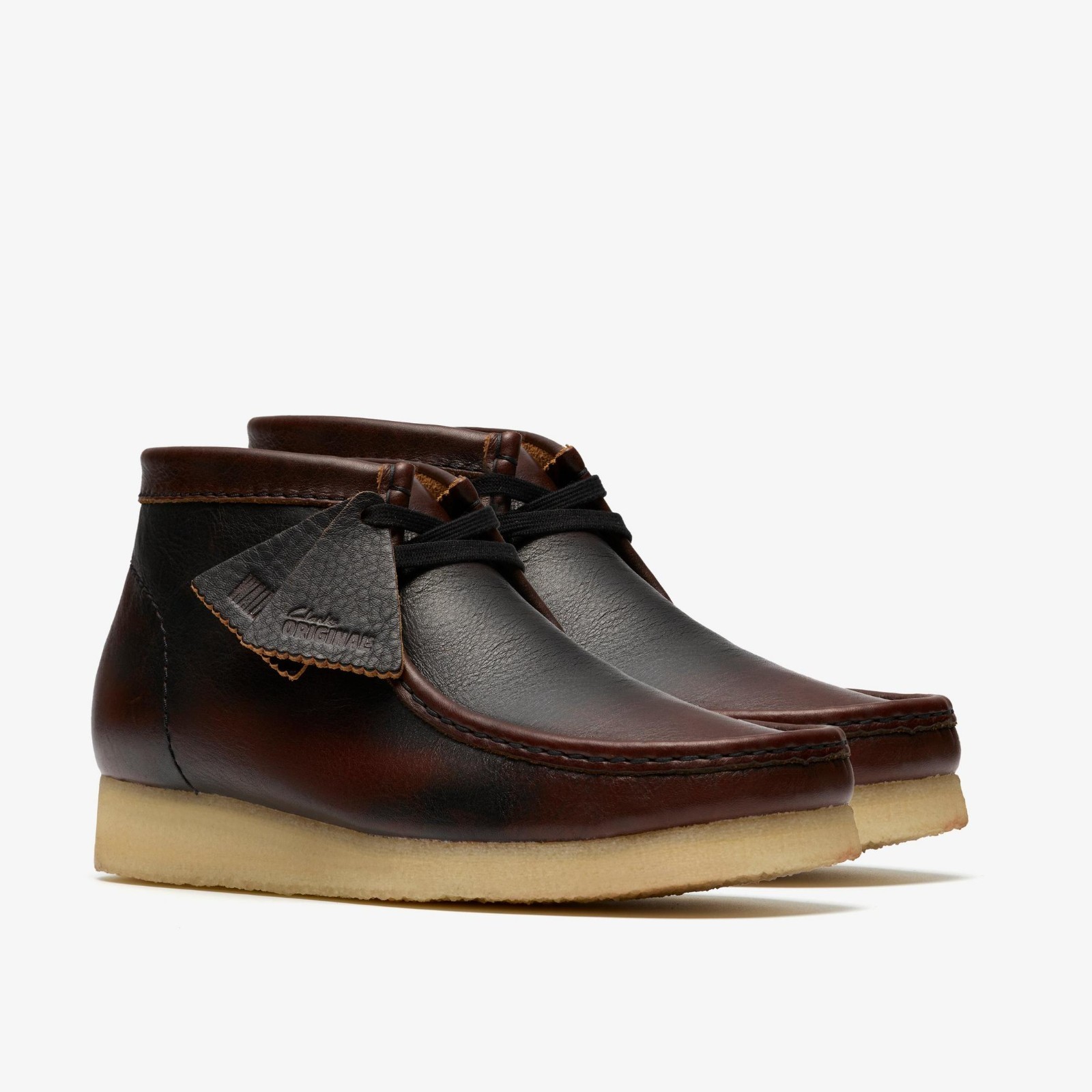 Clarks Originals Men's Wallabee Boot Dark Tan Combi 26182763 Clarks Originals Men's Wallabee Boot Dark Tan Combi 26182763