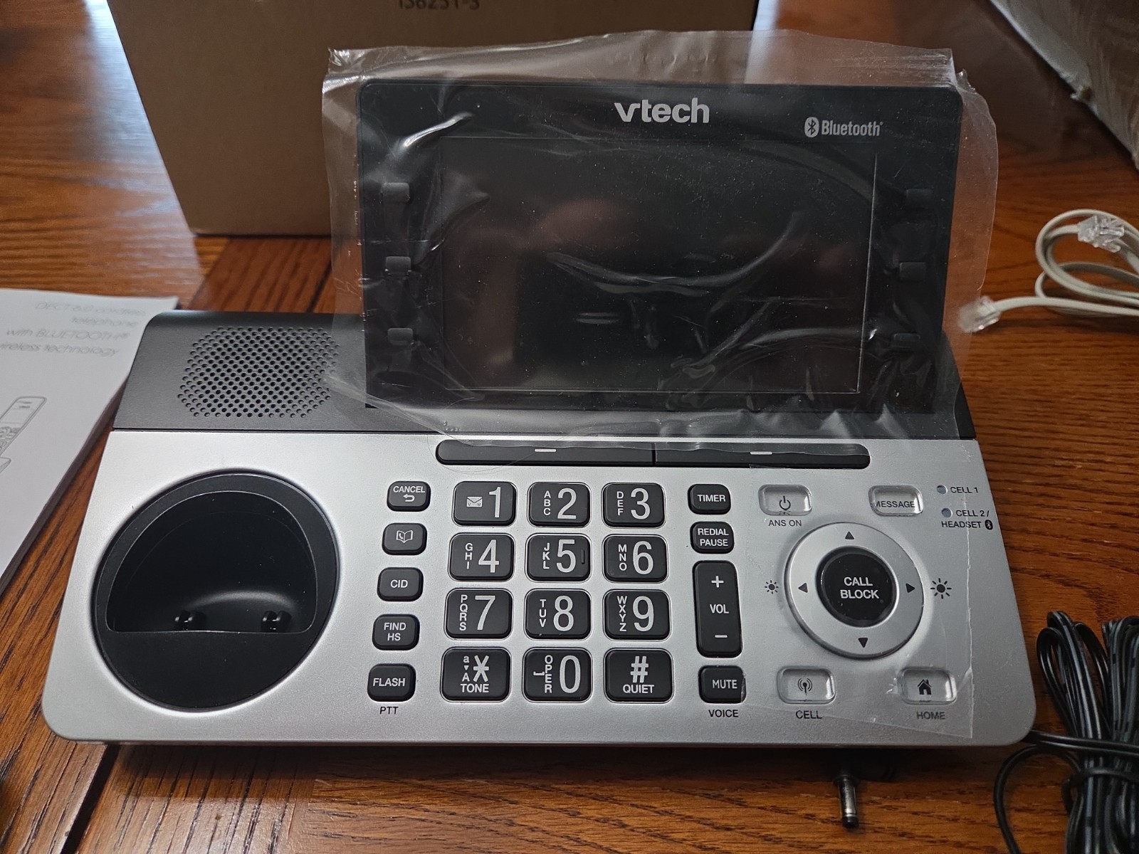 VTech Business Cordless Phone Answering Machine Call Block Bluetooth 3 Handsets